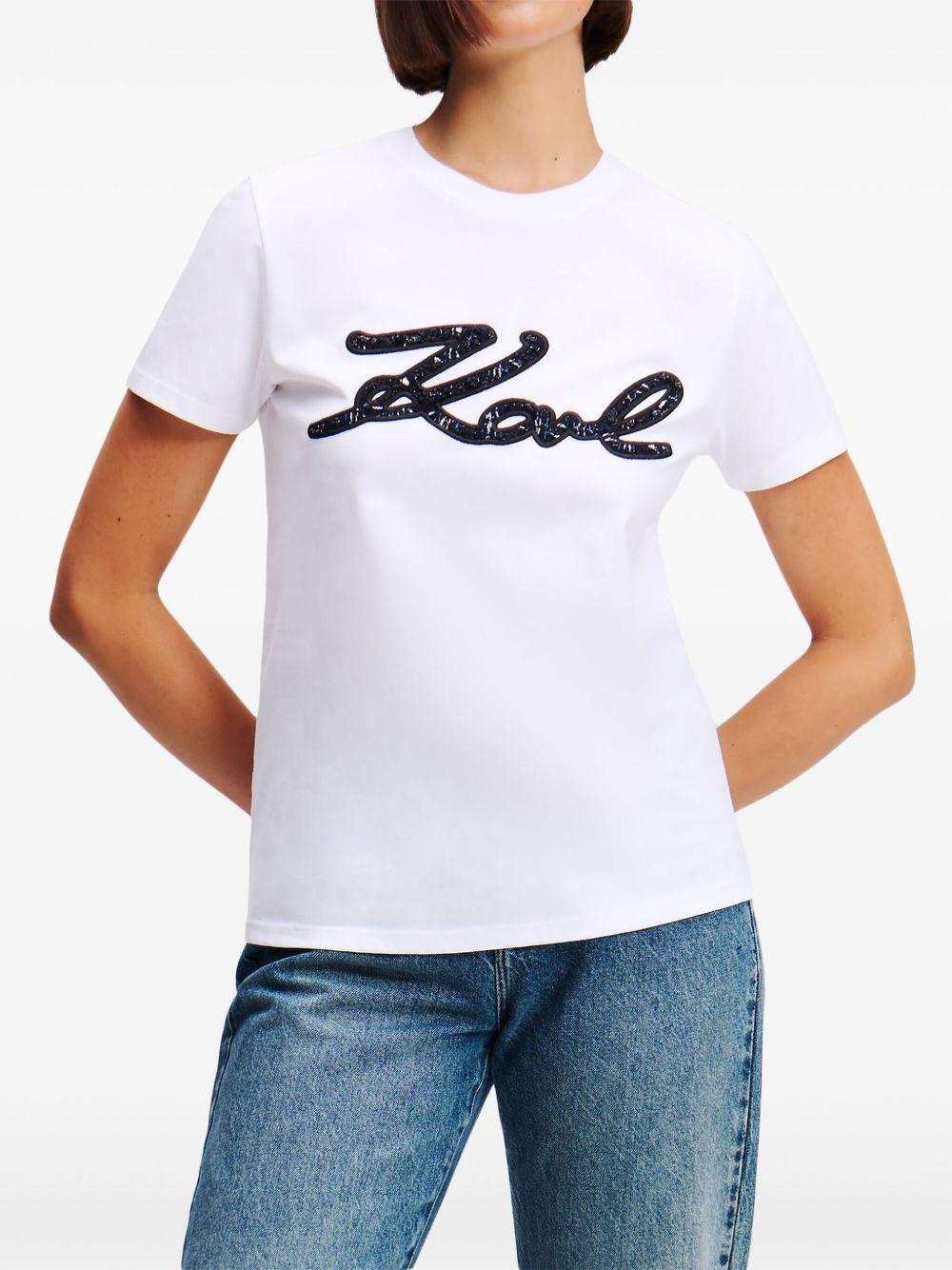 logo-embellished T-shirt  Product Image