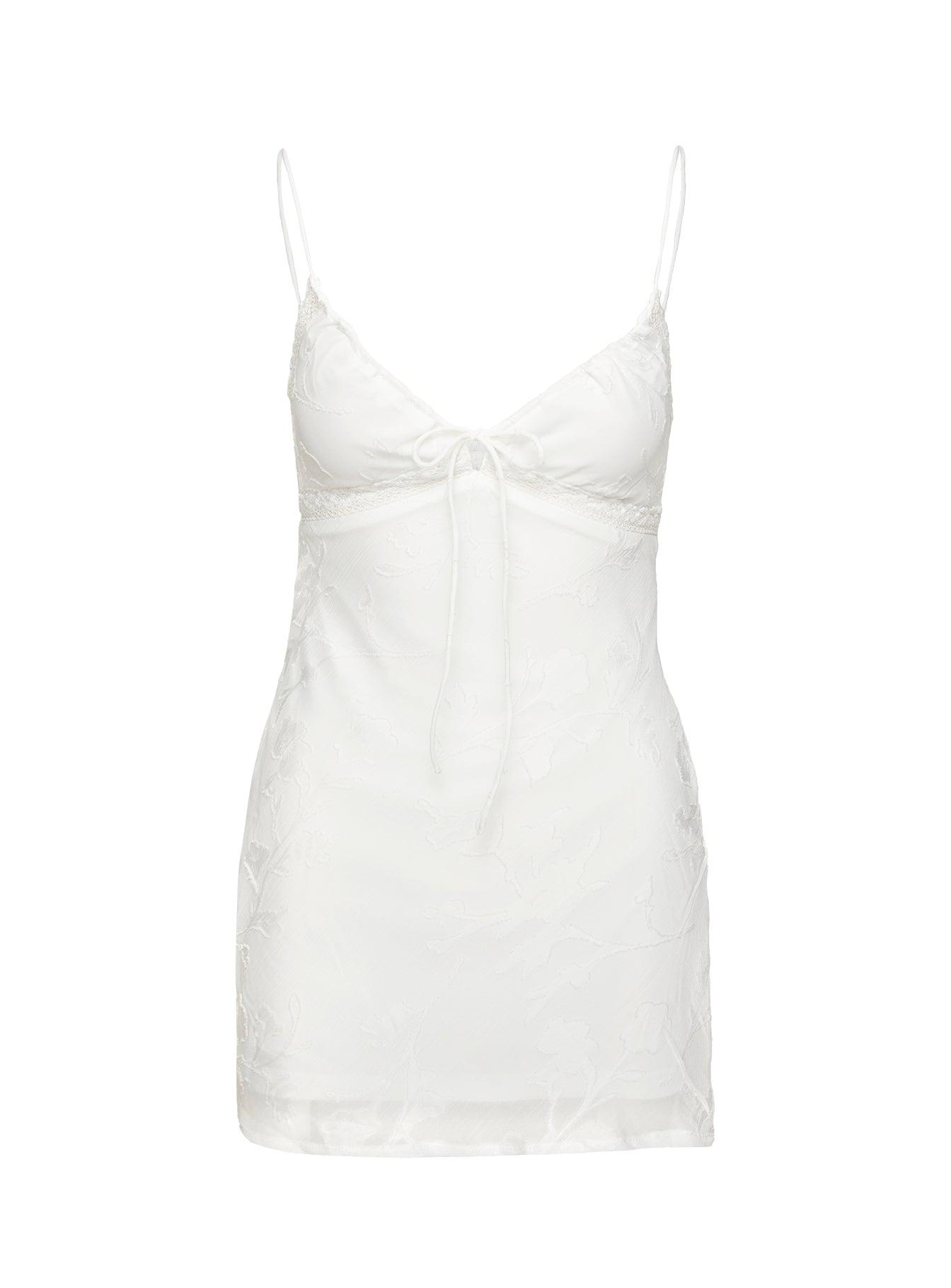 Emilee Mini Dress White Product Image