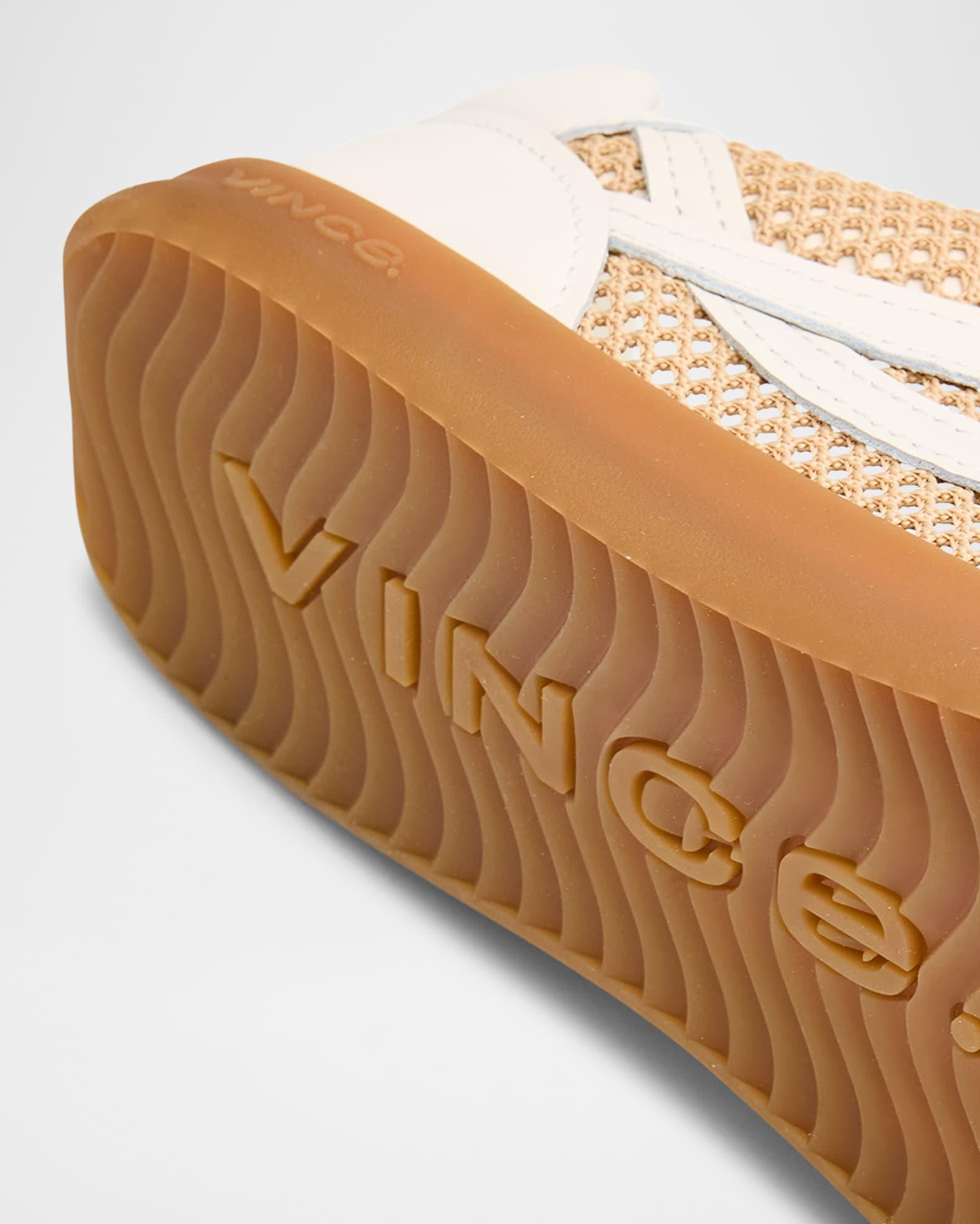 Oasis Net Leather Low-Top Sneakers Product Image