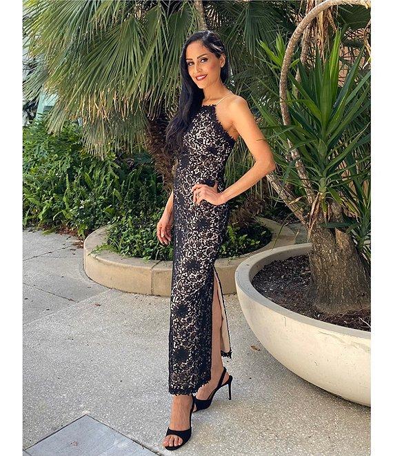 Antonio Melani Nancy Lace Square Neck Sleeveless Dress Product Image