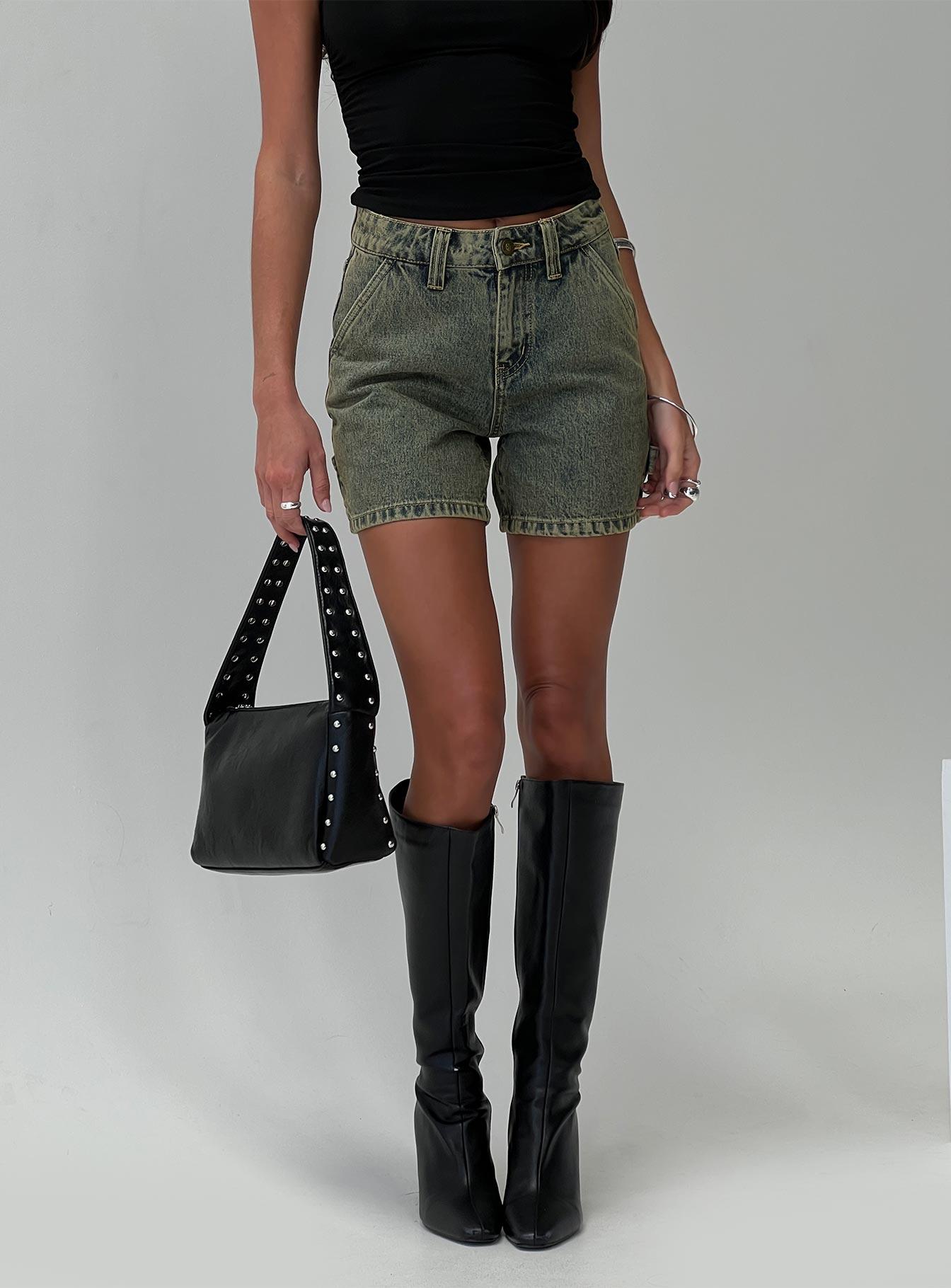 Lou Carpenter Denim Shorts Antique Wash Product Image