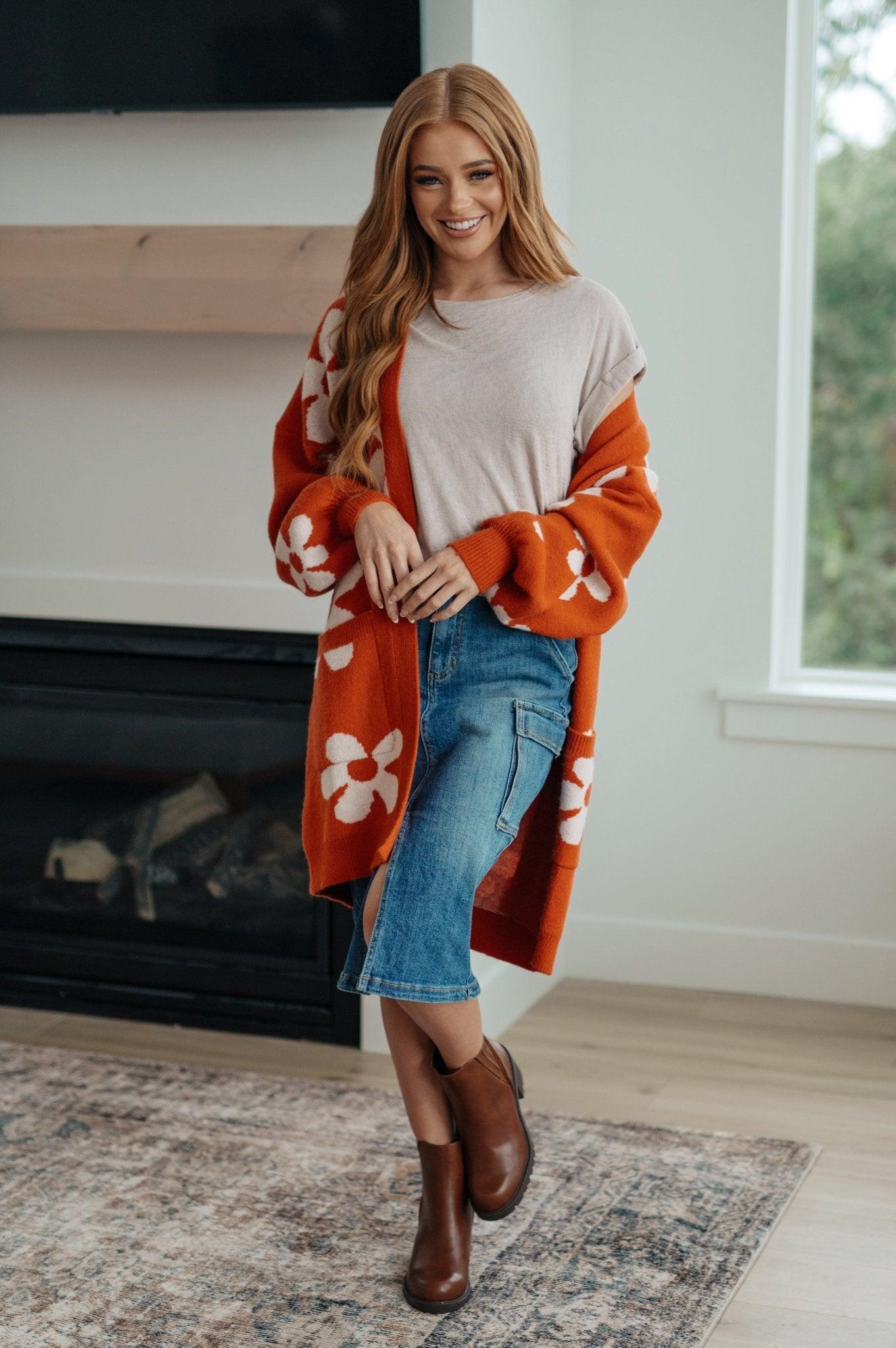 Always Be There Cargo Denim Skirt (Online Exclusive) Product Image