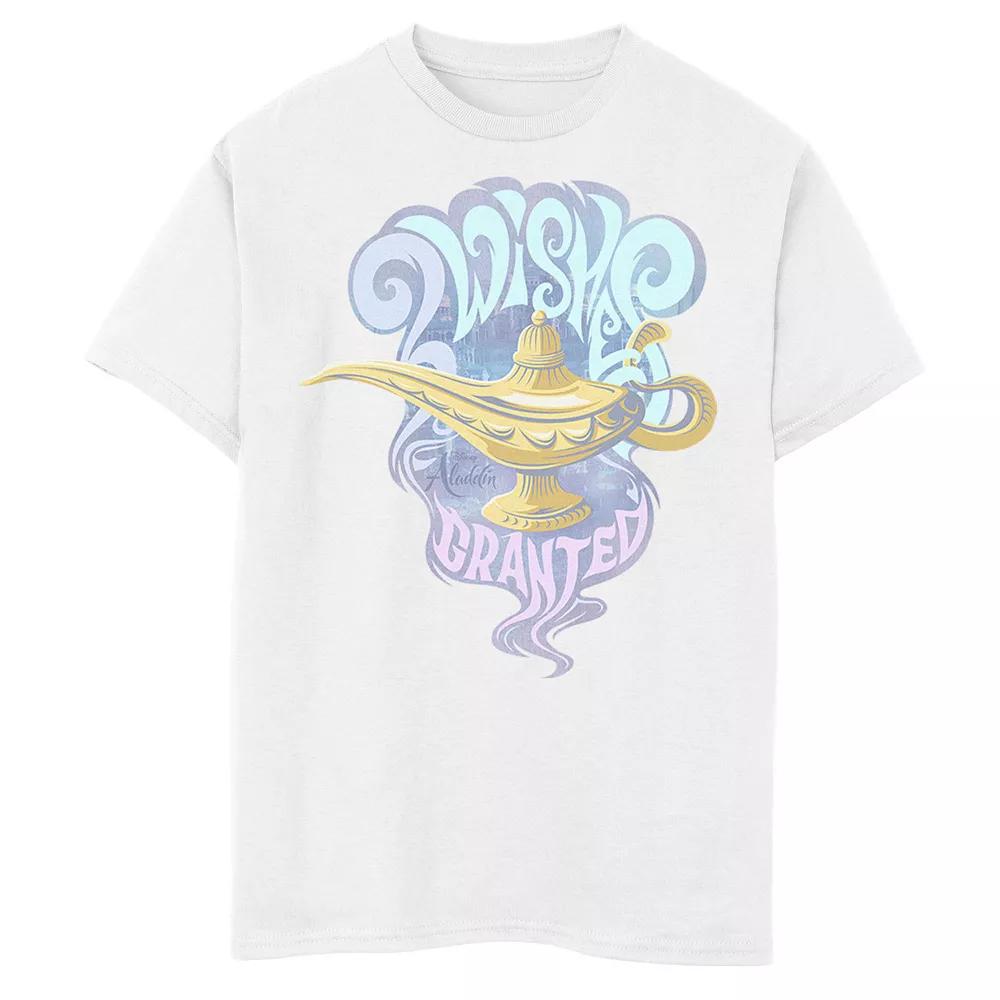 Disney's Aladdin Boys 6-20 Live Action Wishes Granted Genie Lamp Graphic Tee, Boy's,  Product Image