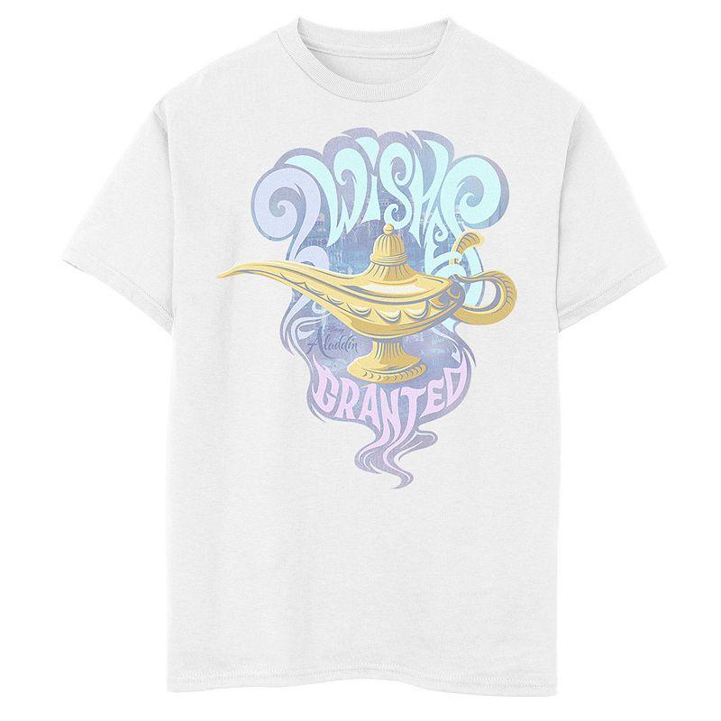 Disney's Aladdin Boys 6-20 Live Action Wishes Granted Genie Lamp Graphic Tee, Boy's,  Product Image