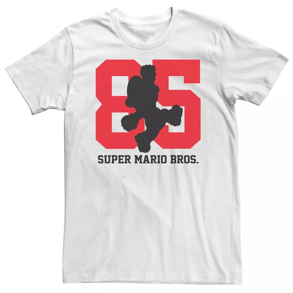 Big & Tall Super Mario 85 Mario Silhouette Tee, Men's,  Product Image