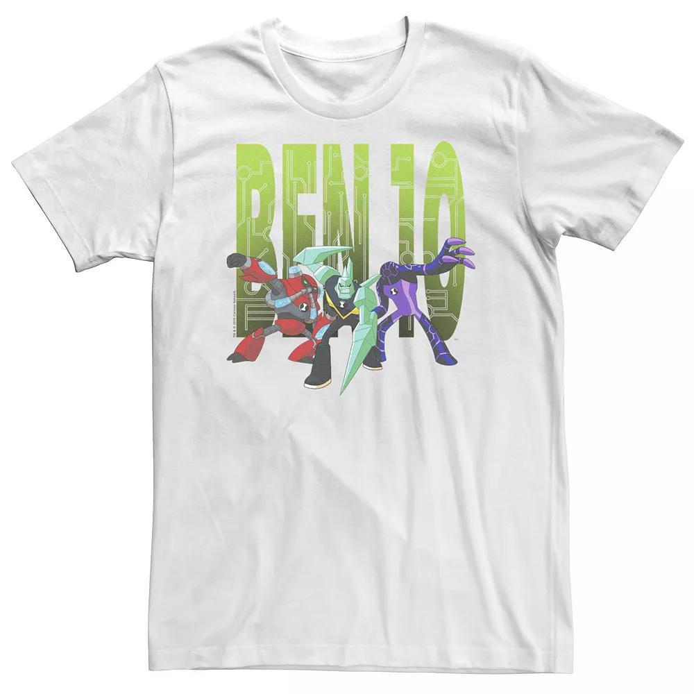 Big & Tall Cartoon Network Ben 10 Trio Group Shot Tee, Men's,  Product Image