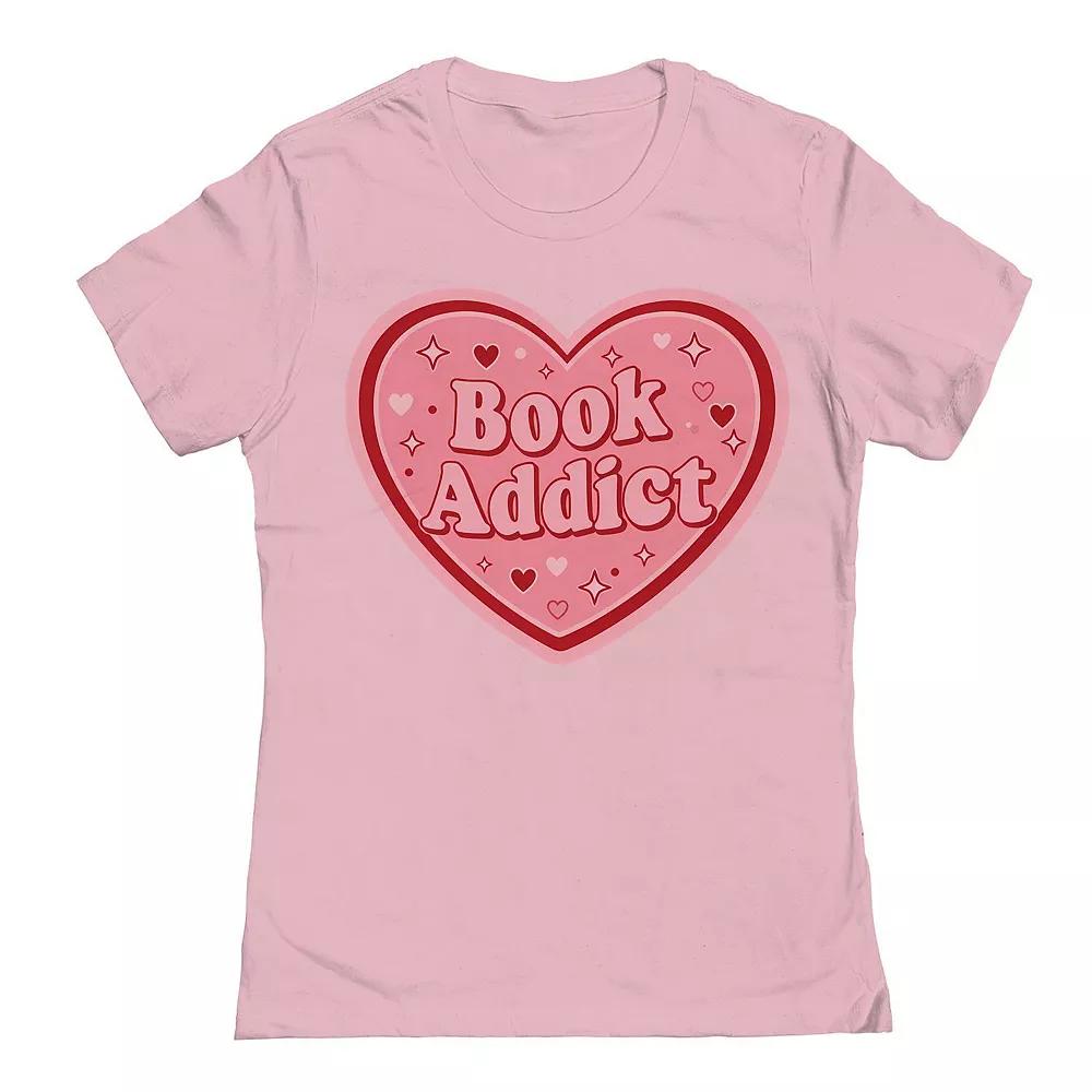 Junior's Book Addict Graphic Tee, Women's,  Product Image