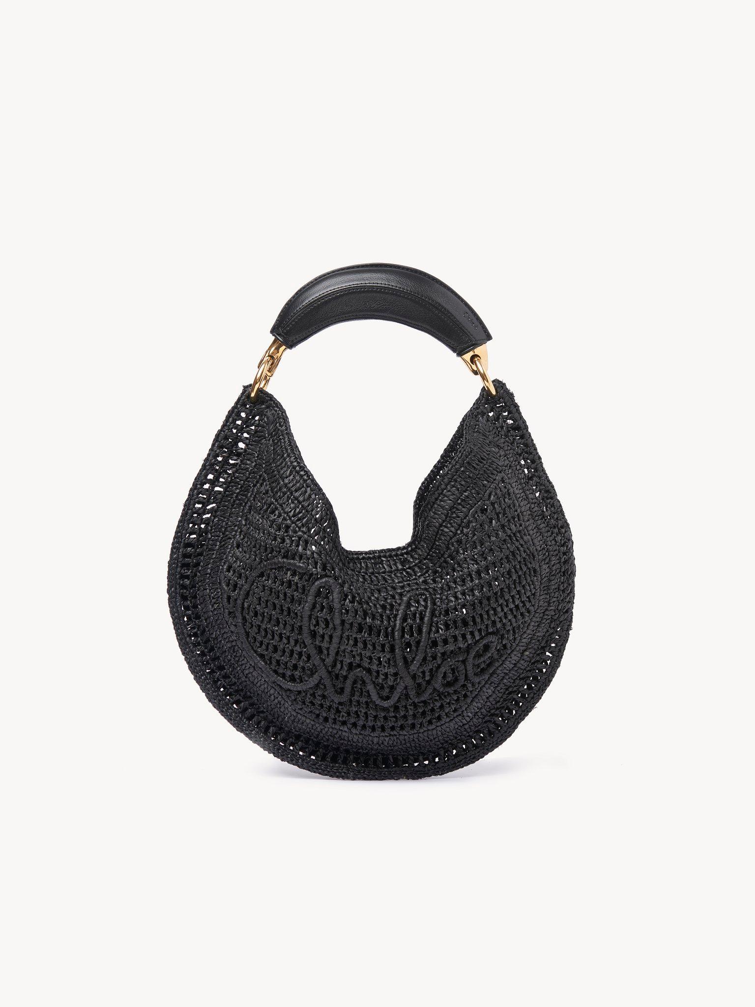 Summer Banana hobo bag in raffia Product Image