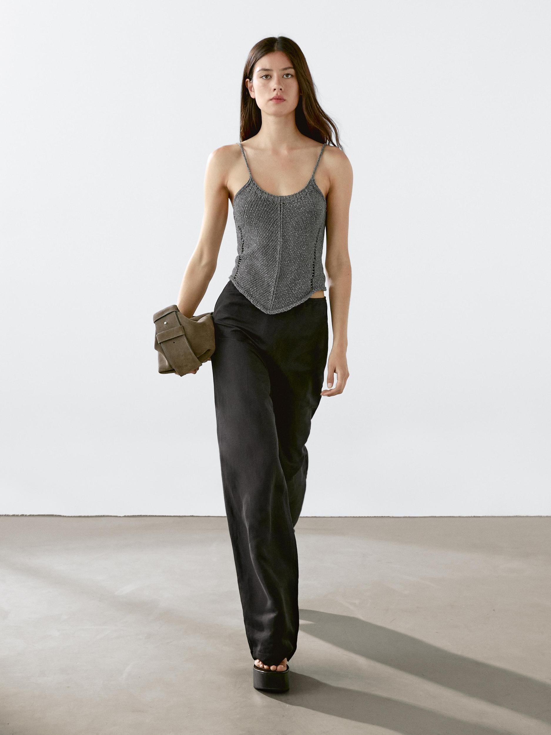 100% cotton knit top Product Image