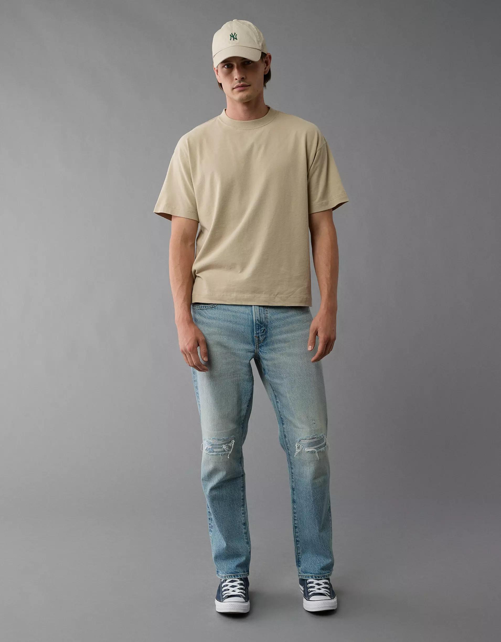 AE Boxy Sueded Jersey T-Shirt Product Image