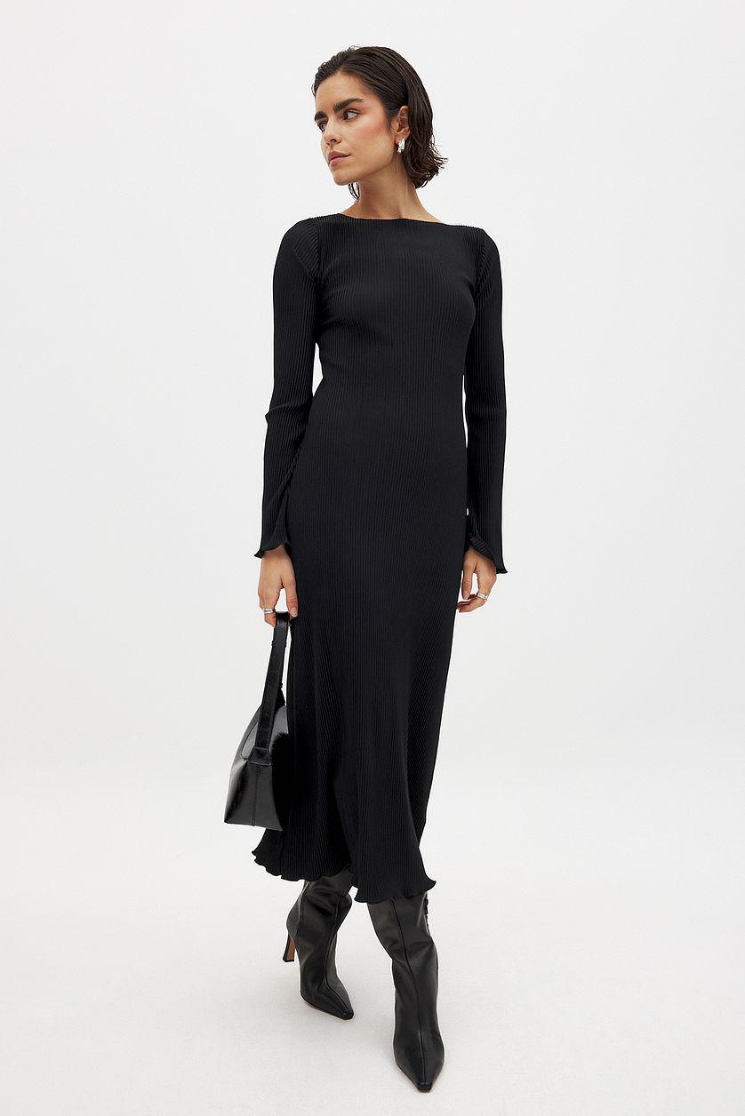 Pleated Midi Dress Product Image
