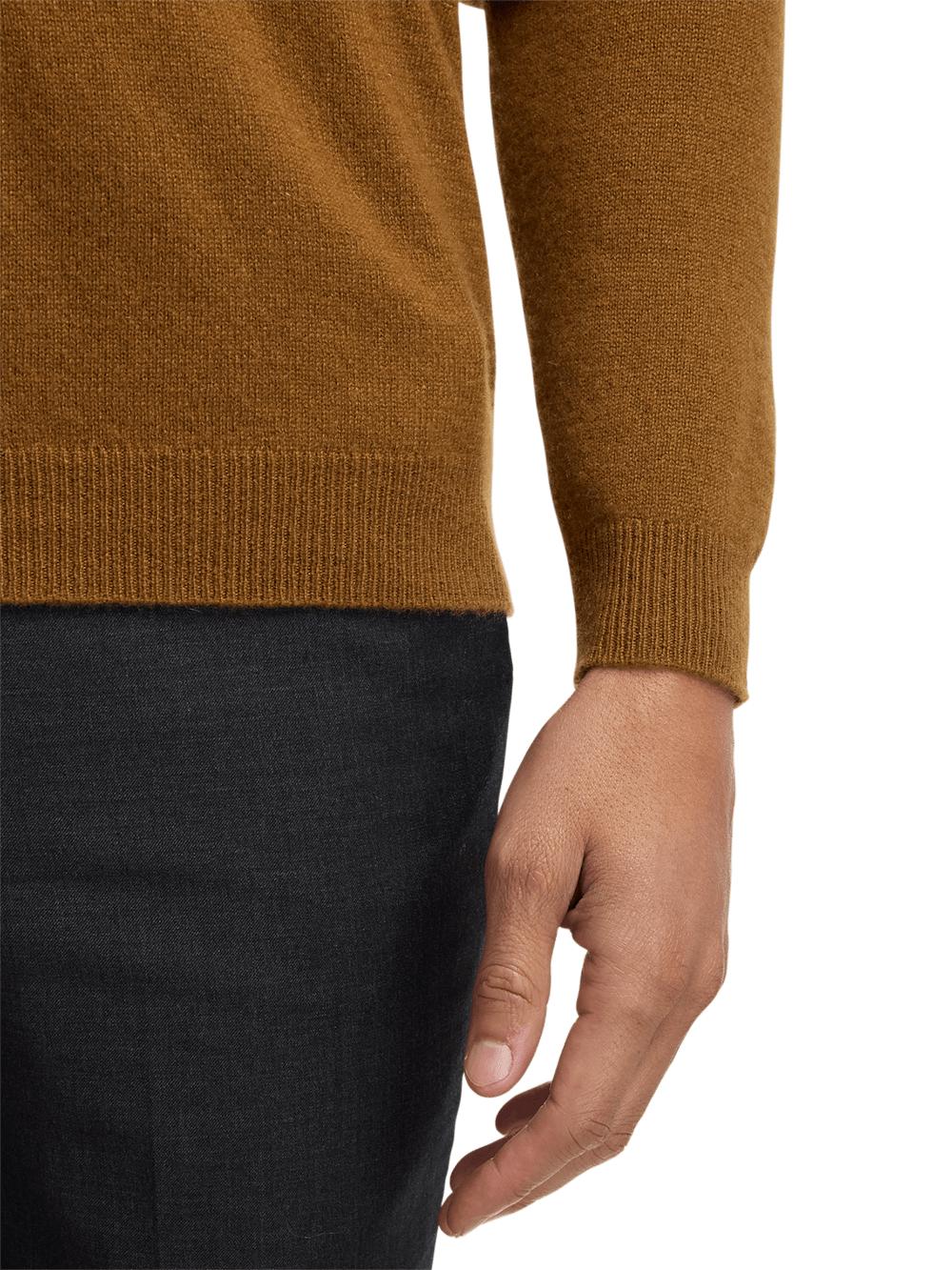 Cashmere Turtleneck Sweater - Brown Product Image