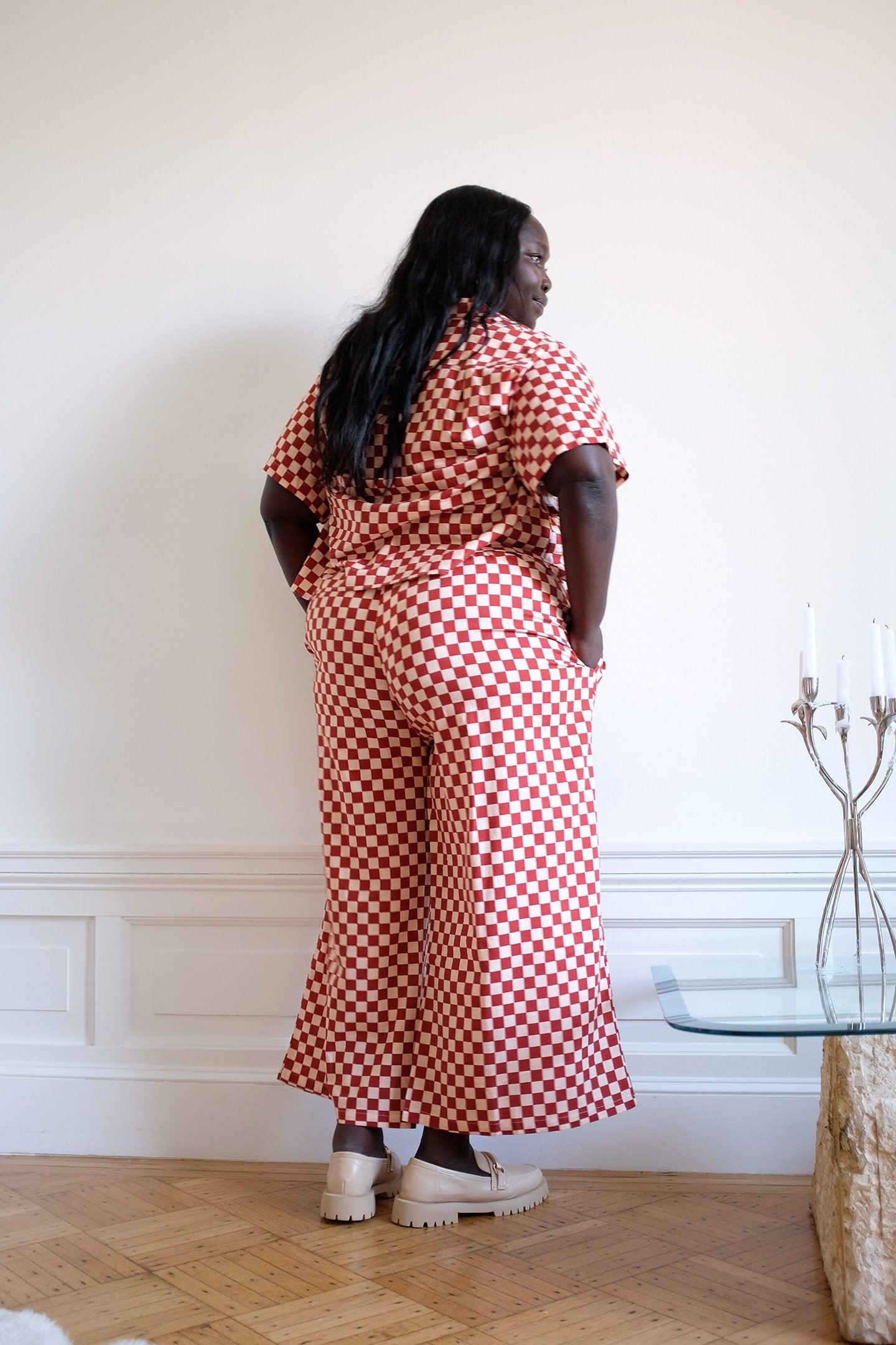 Long Lounge Set - Spice Check Product Image