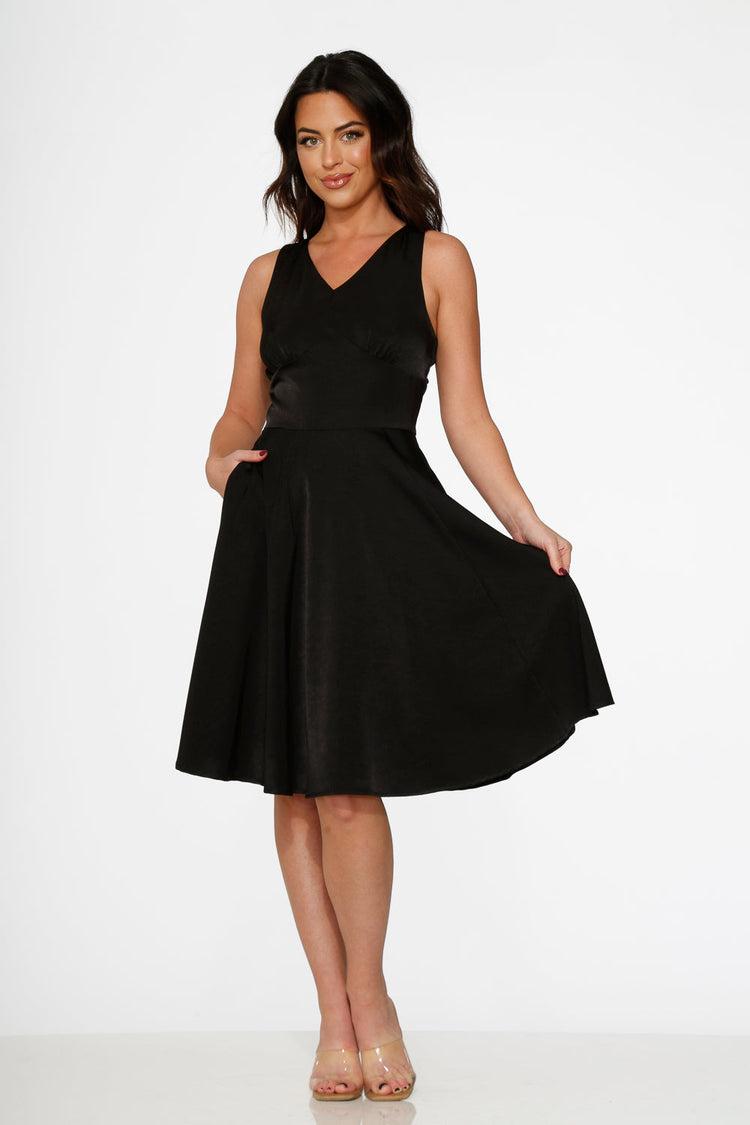 Black Swing Dress Product Image