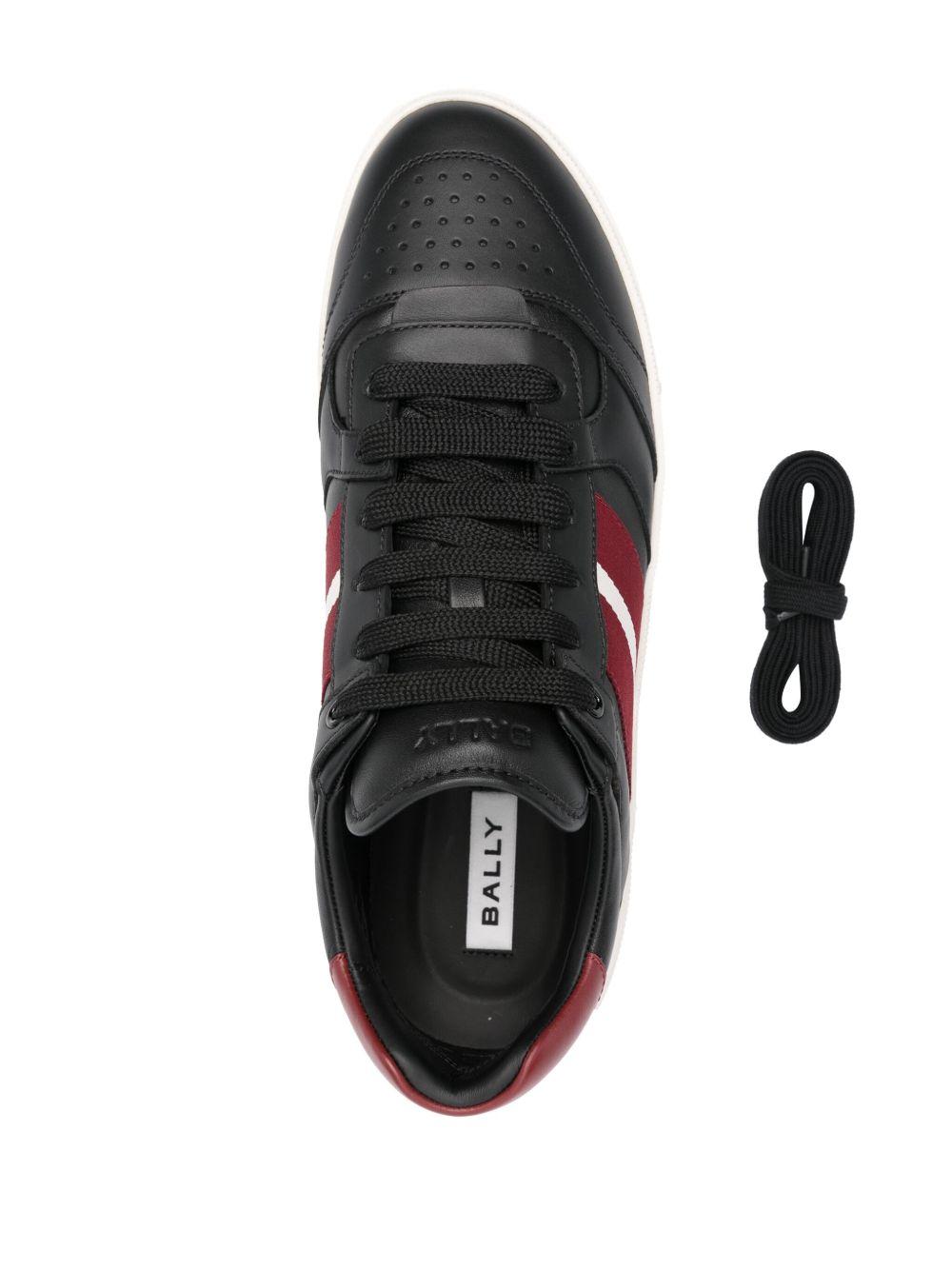 Raise logo-print leather sneakers Product Image