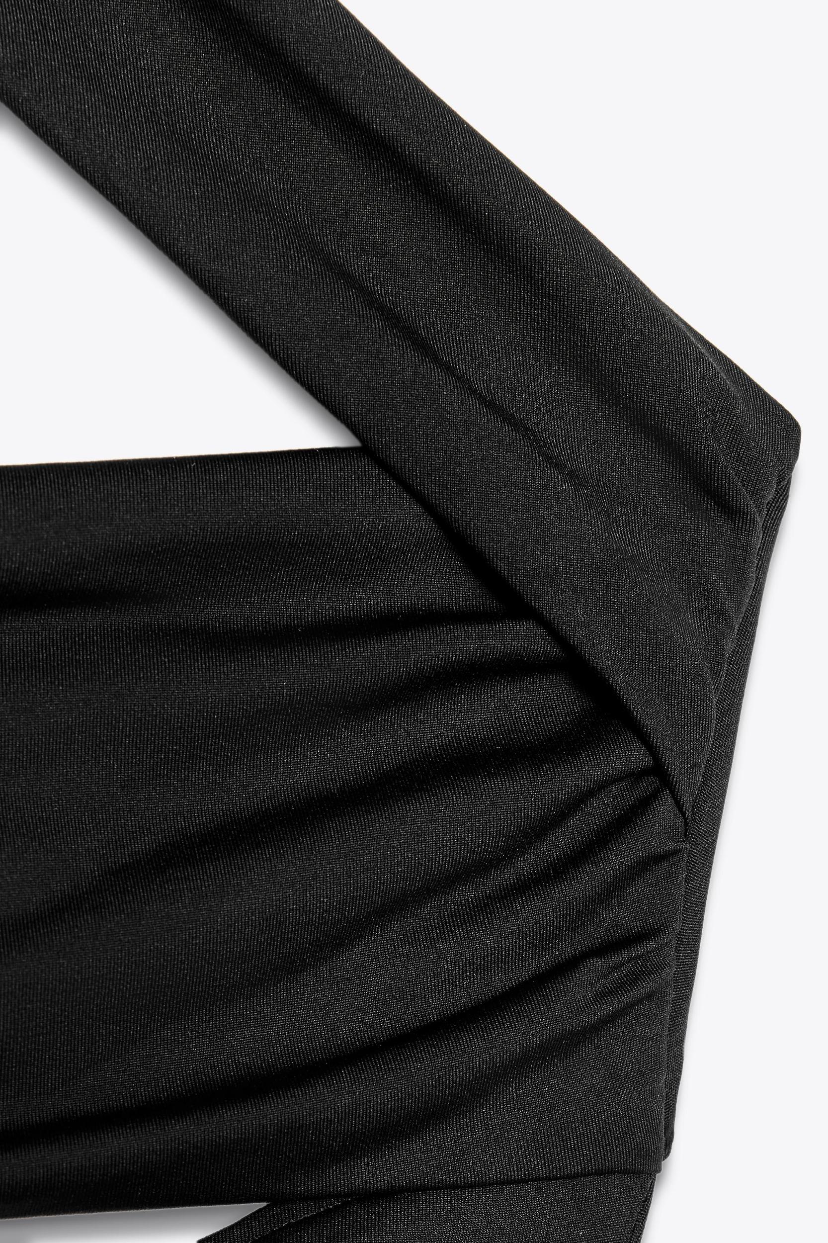 ASYMMETRIC CUT OUT POLYAMIDE BODYSUIT Product Image