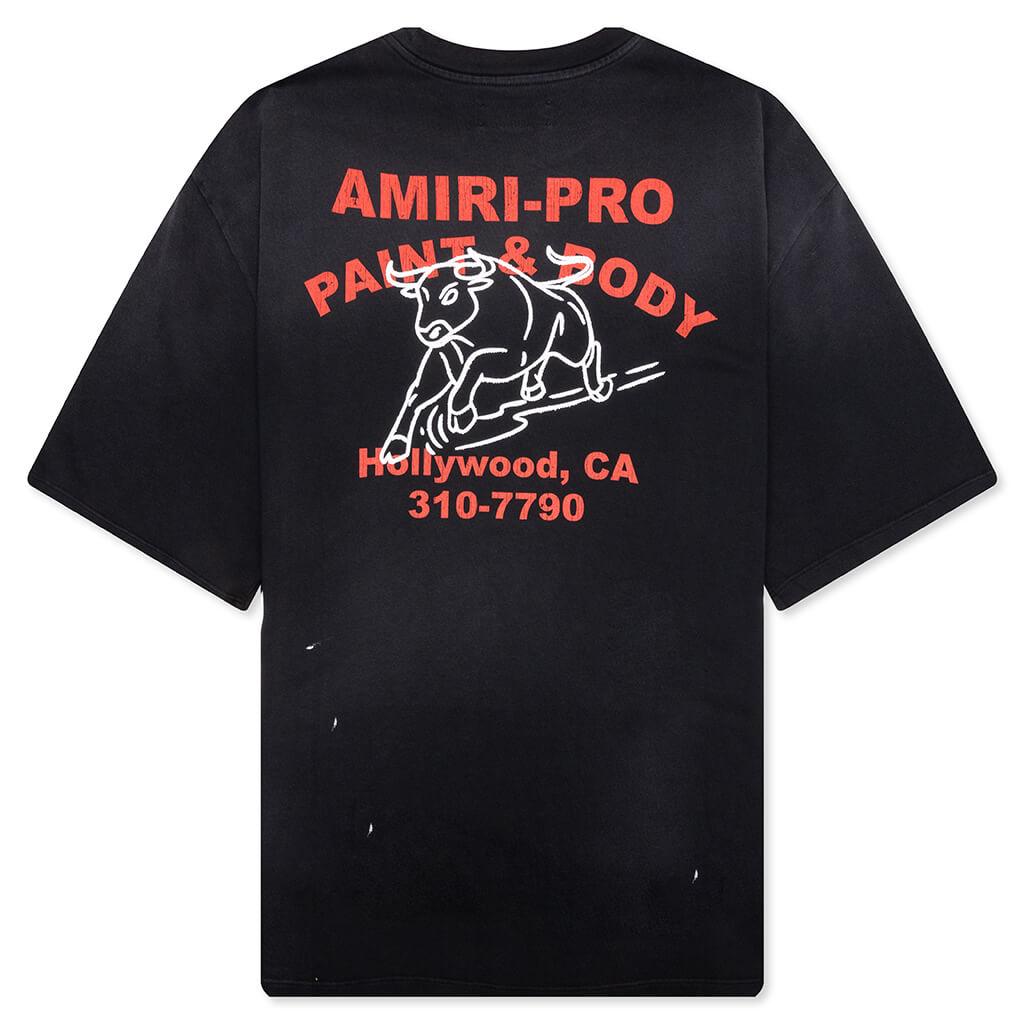 Amiri Bull Oversized Tee - Black Male Product Image