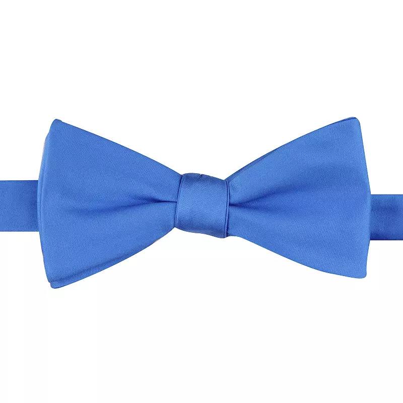 Men's Bespoke Pre-Tied Sateen Bow Tie, Red Sateen Product Image