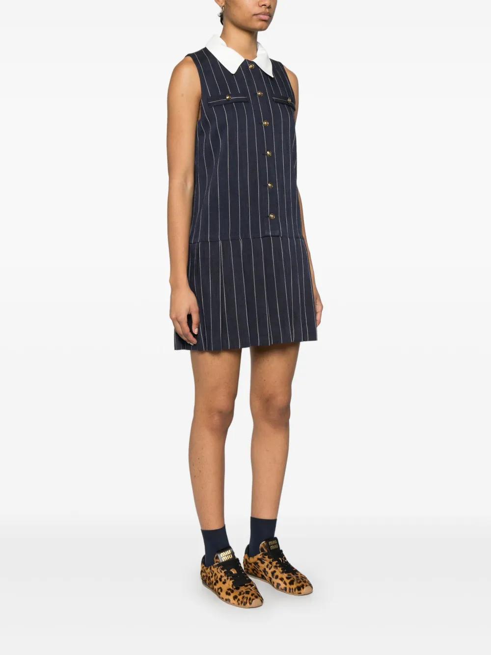 striped mini dress Product Image