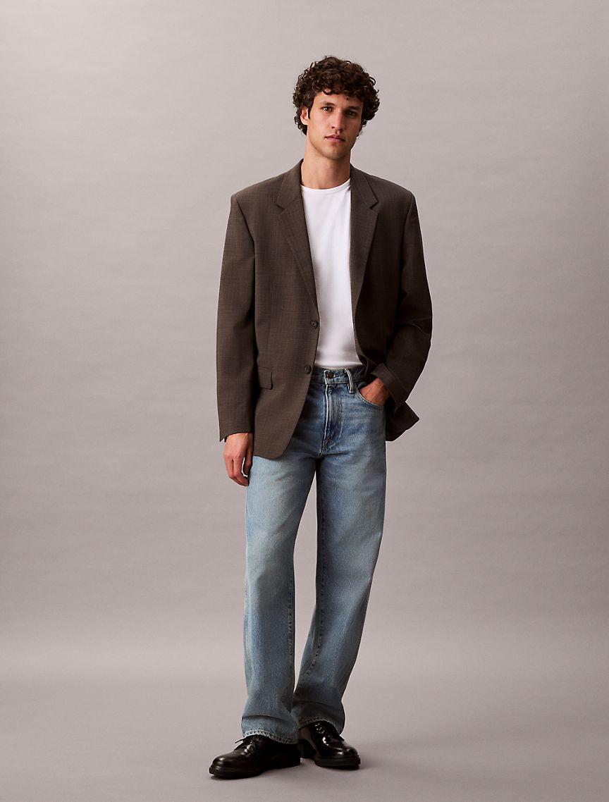 Calvin Klein Mens Cotton Stretch Slim T-Shirt - White Product Image