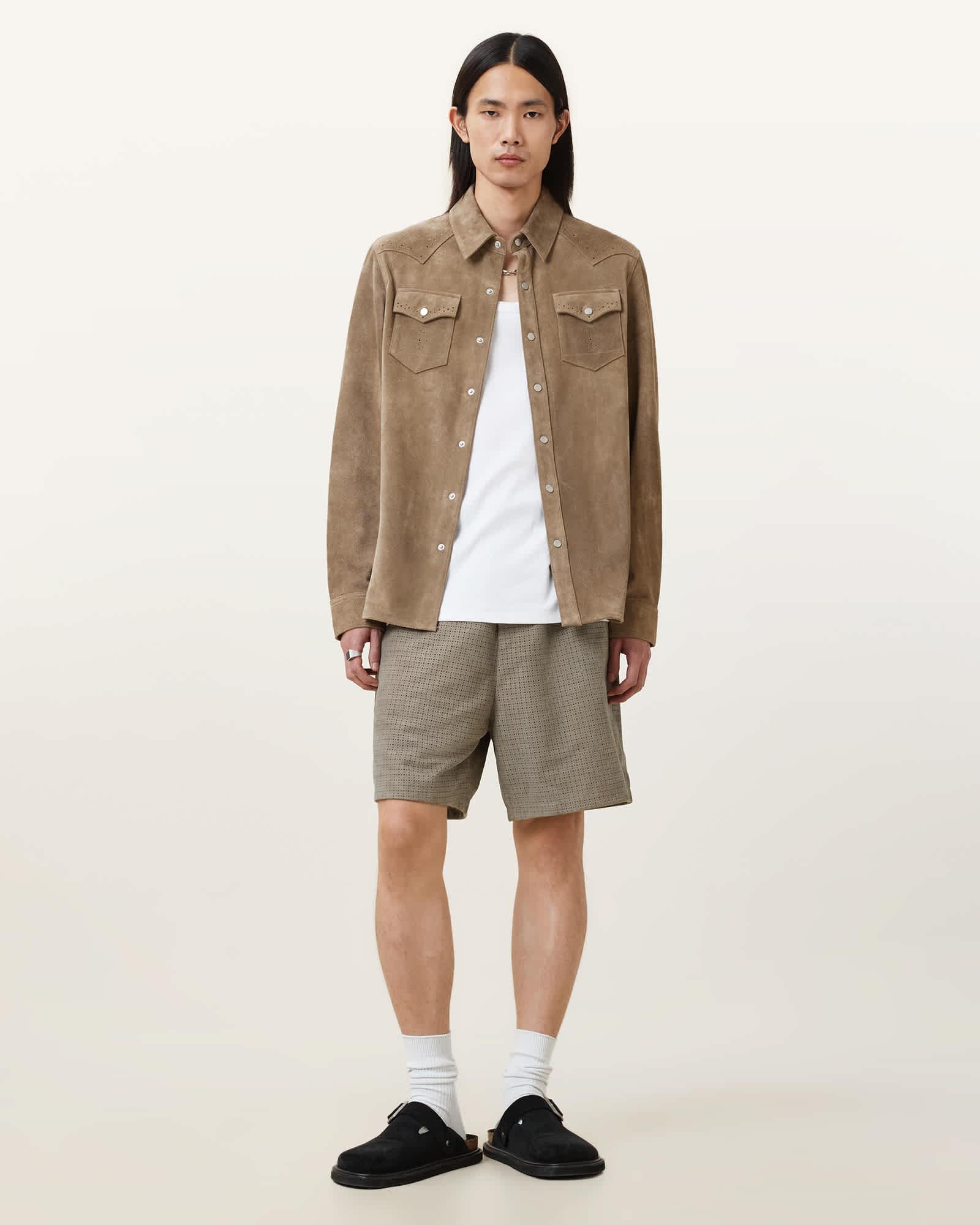 Heeley Suede Shorts Product Image