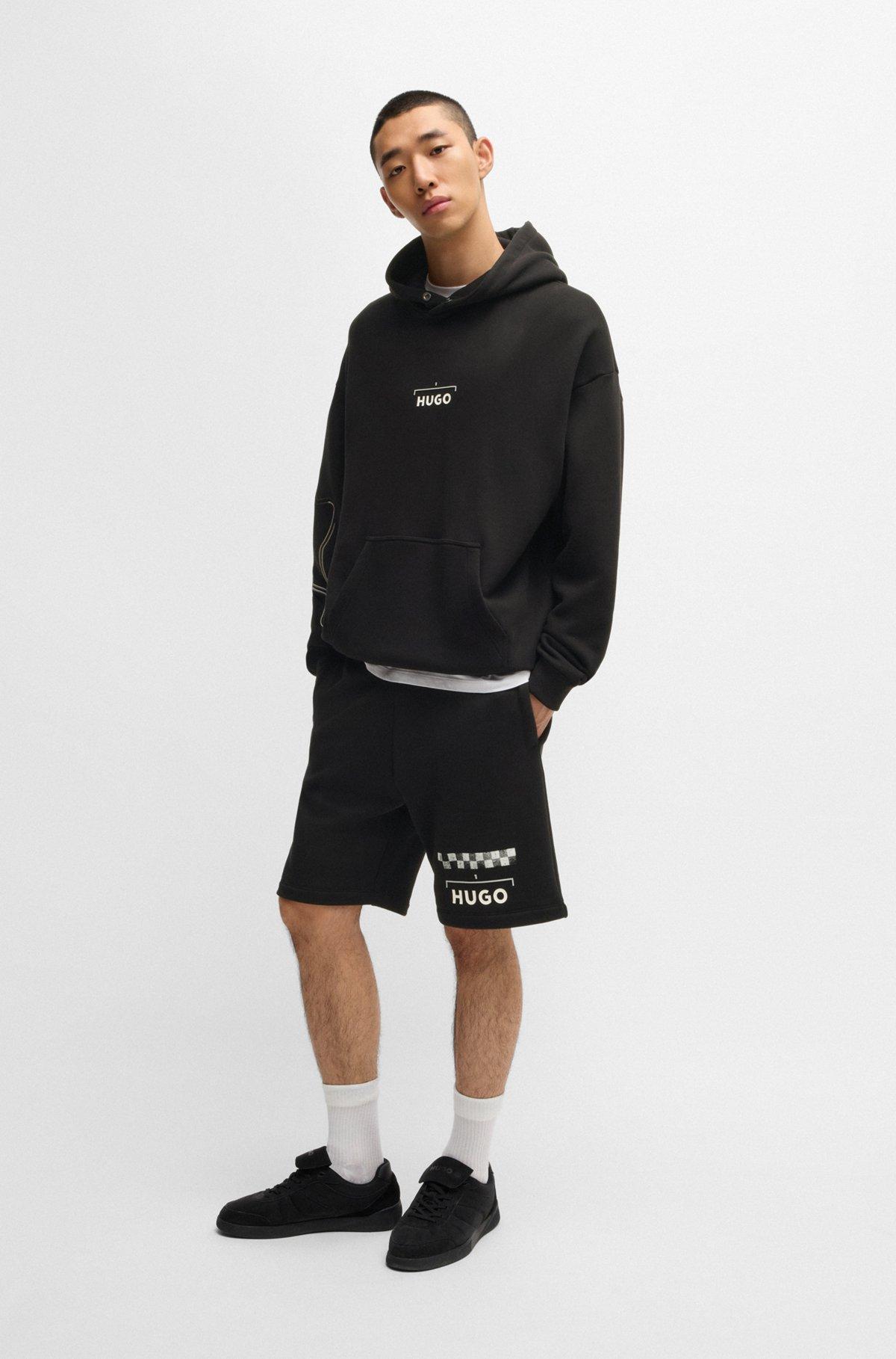 Shorts with racing print Product Image