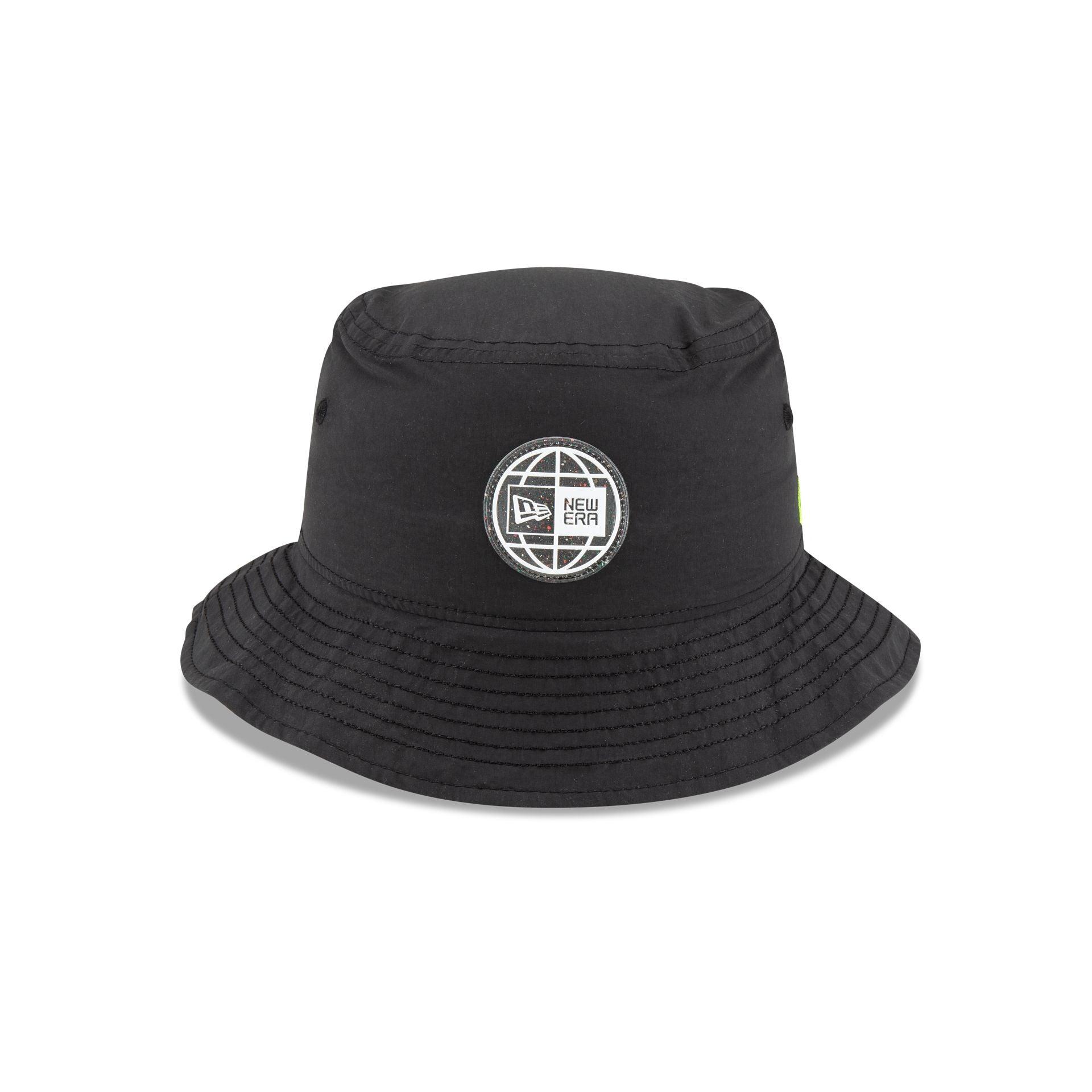 New Era Cap Earth Day Black Bucket Hat Male Product Image