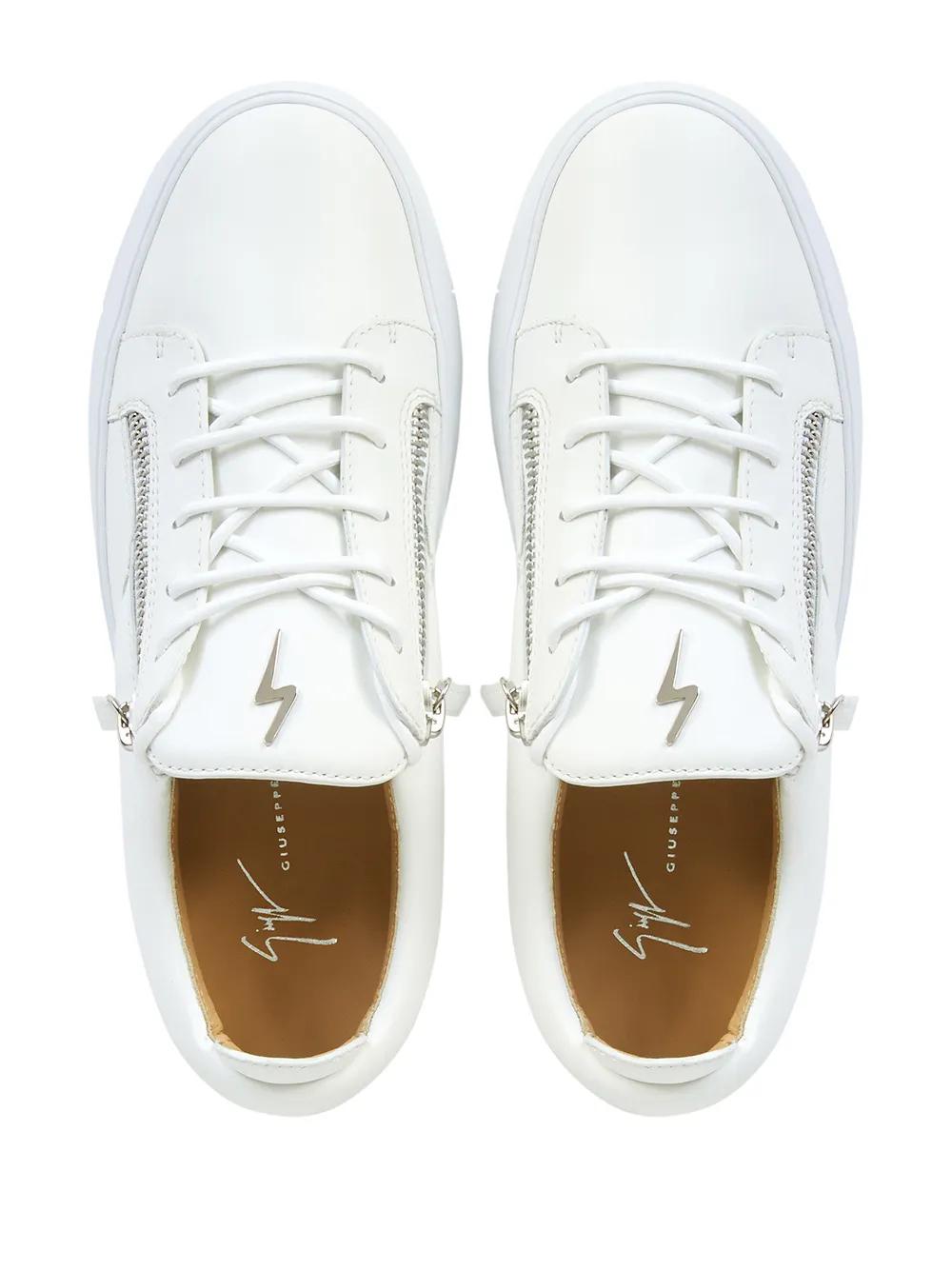 Frankie double-zip low-top sneakers Product Image