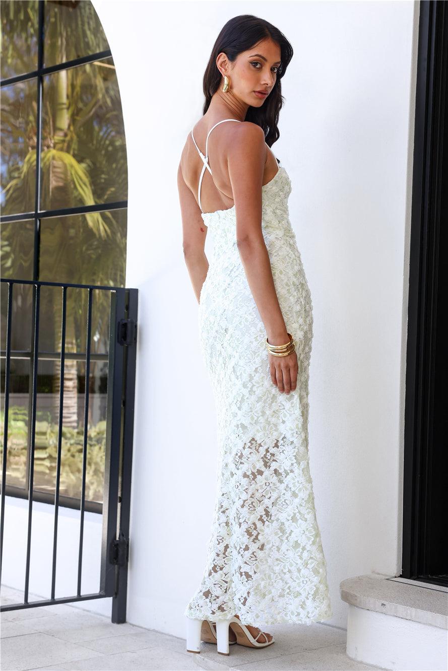 Ambiance Of You Mesh Maxi Dress Mint Product Image