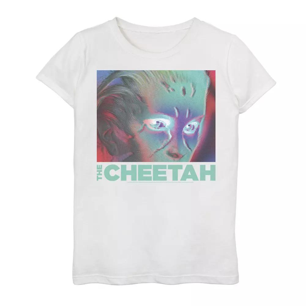 Girls 7-16 DC Comics Wonder Woman 3D Cheetah Face Poster Graphic Tee, Girl's,  Product Image