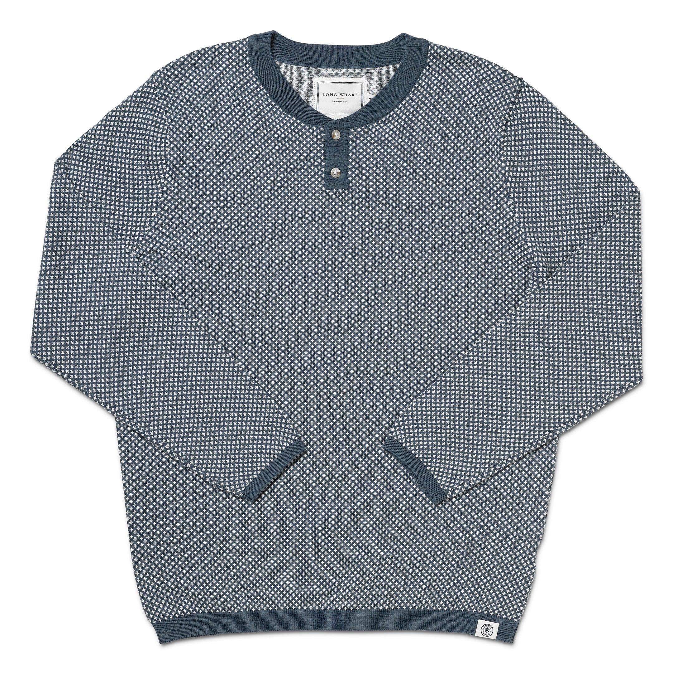 Edgartown SeaWell® Knit Henley Male Product Image
