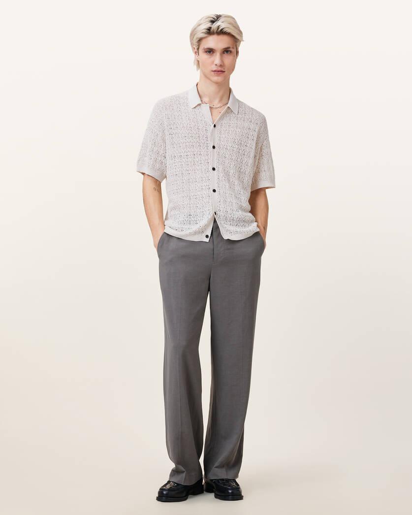 Loire Short Sleeve Open Knit Cardigan Product Image