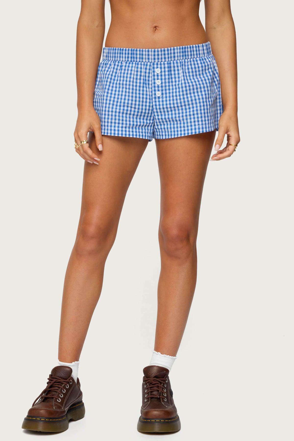 Maryanne Gingham Boxer Shorts Product Image