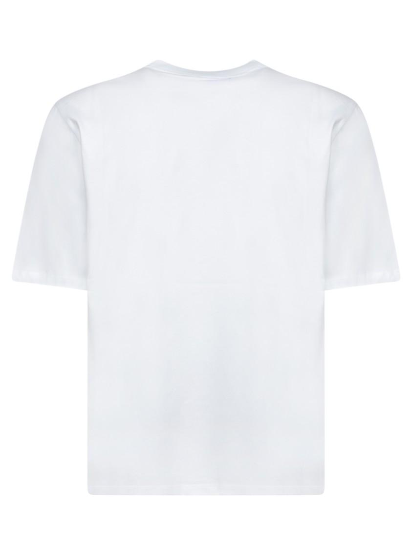 White Printed Core Logo T-Shirt Product Image