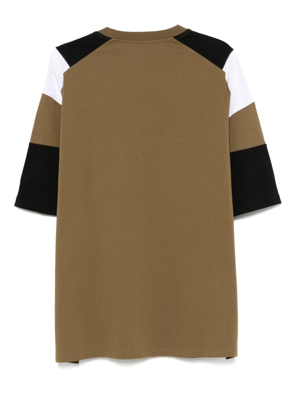 panelled T-shirt Product Image