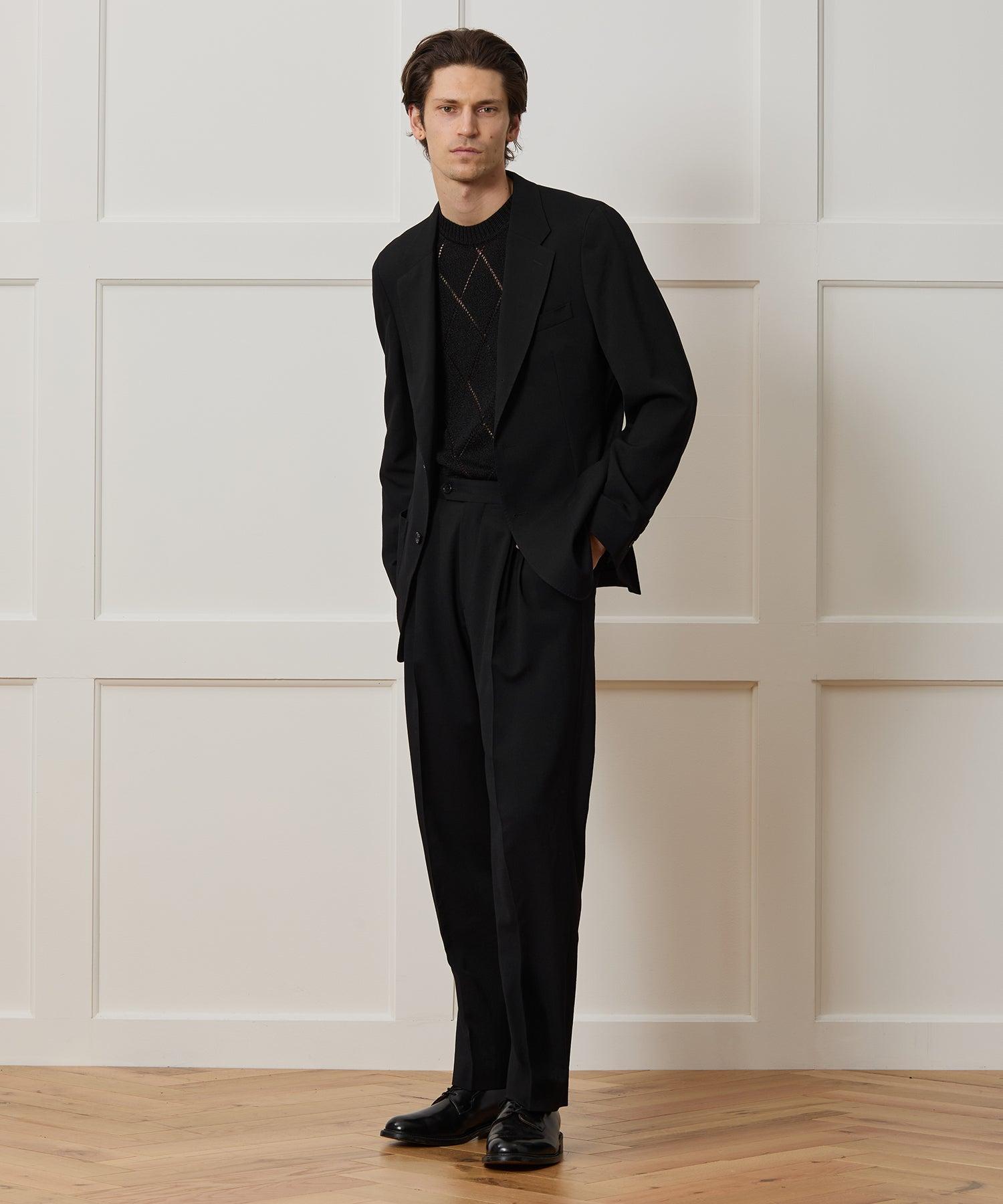 Relaxed Italian Gabardine Madison Suit Product Image
