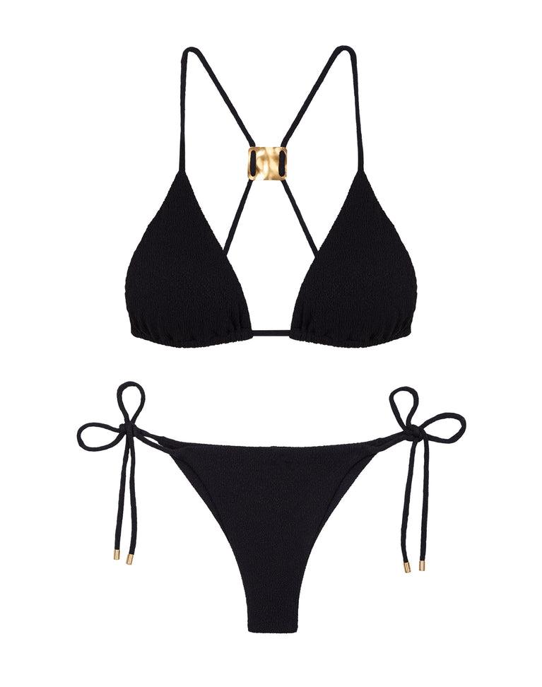 Firenze Tie Side Bottom - Black Product Image