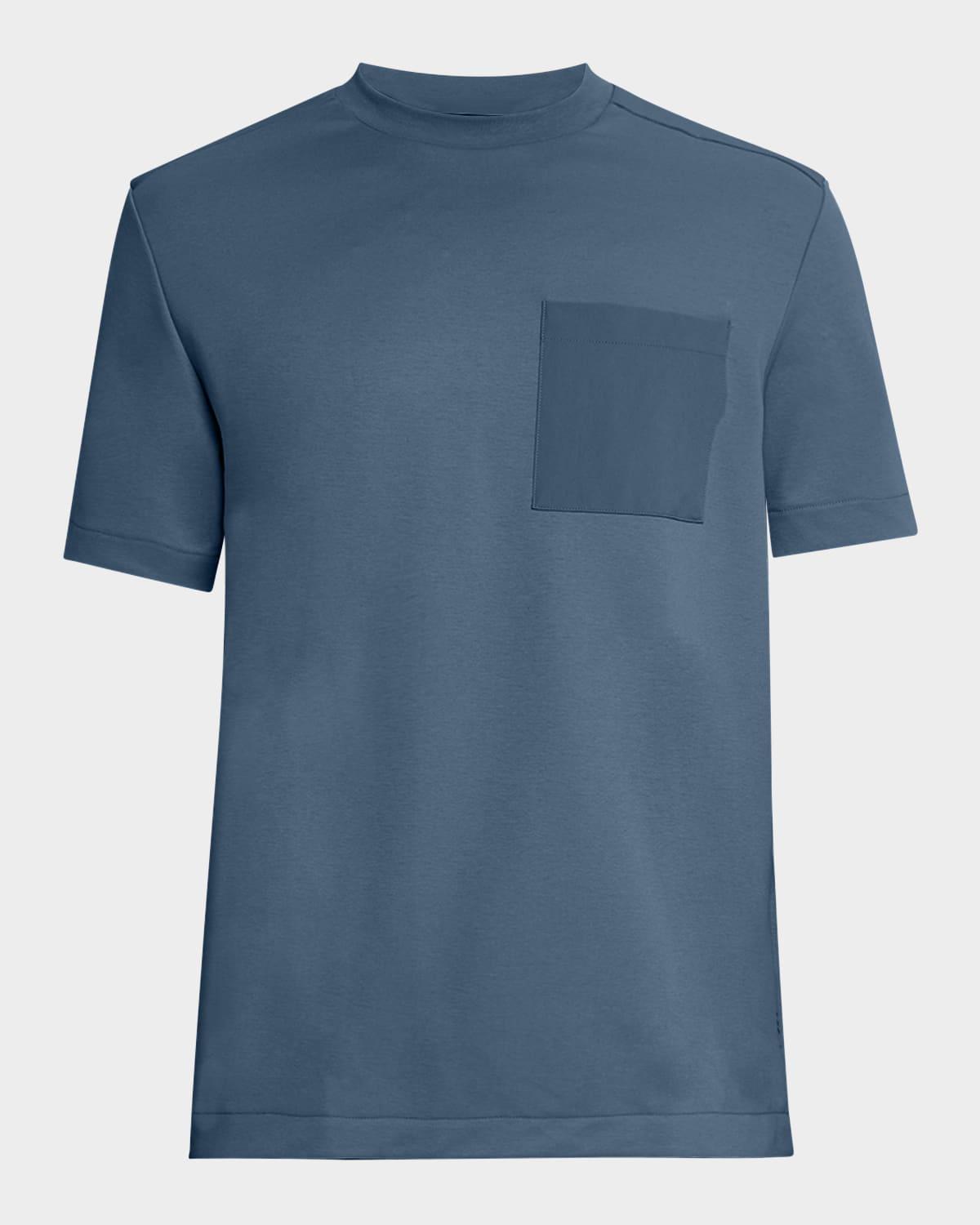 Mens T-Shirt with Tonal Trims Product Image