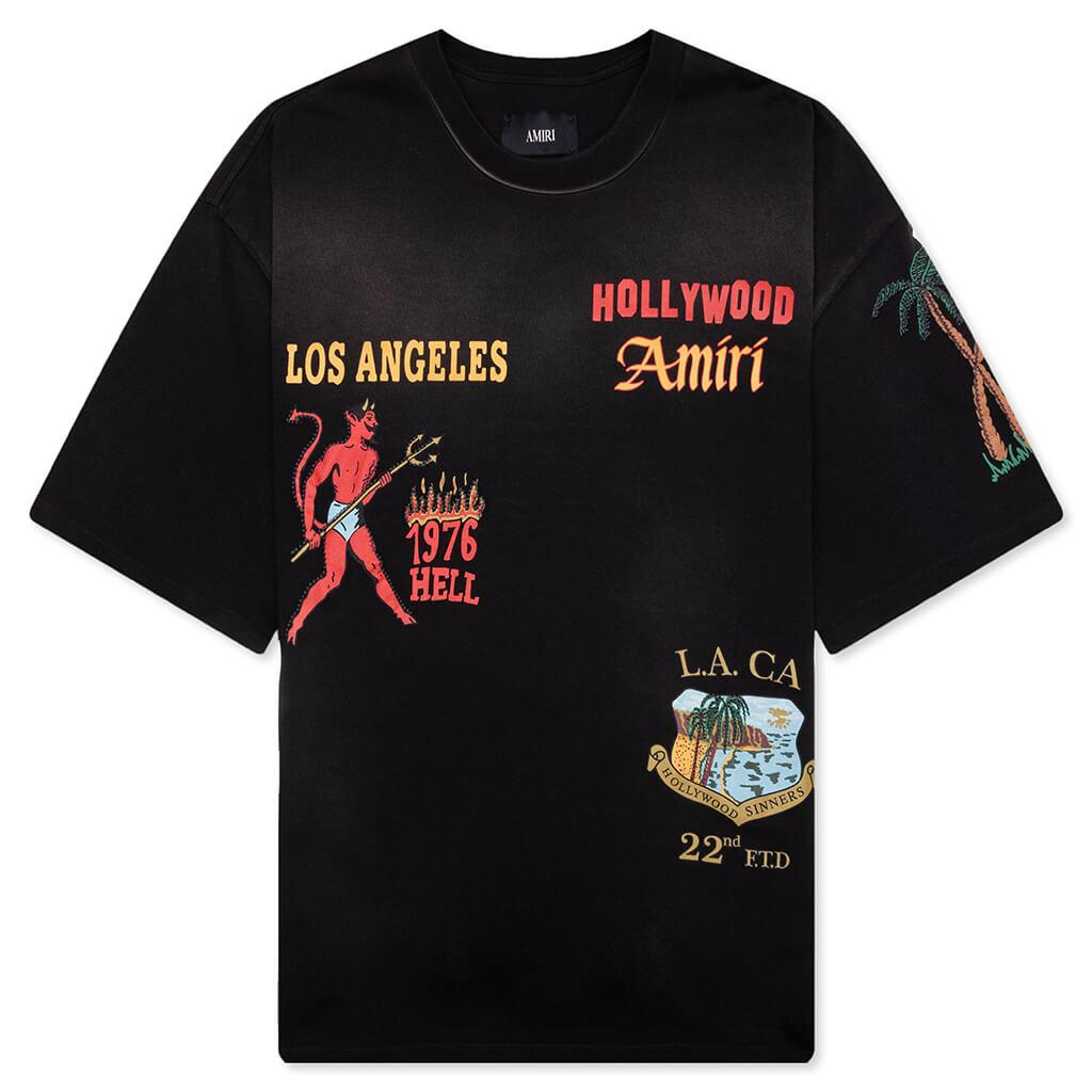 Sinners Oversized Tee - Black Male Product Image