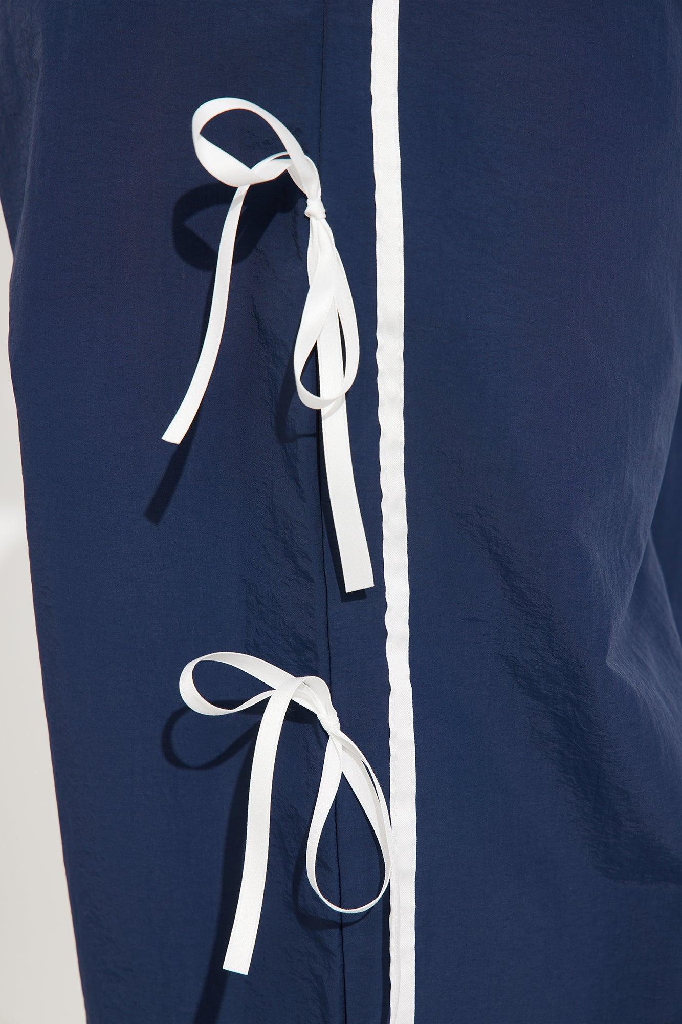 Cindy Windbreaker Track Pant - Navy Product Image