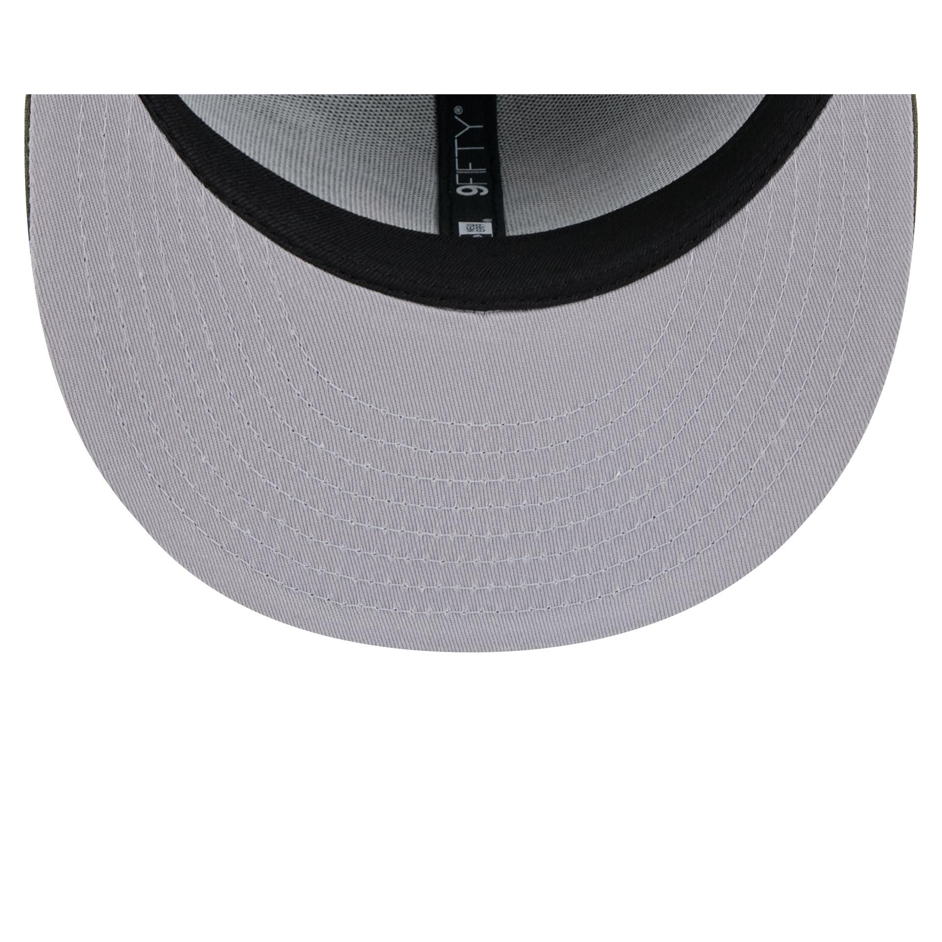 Chicago Cubs Black Poly Rope Split Panel 59FIFTY Fitted Hat Male Product Image