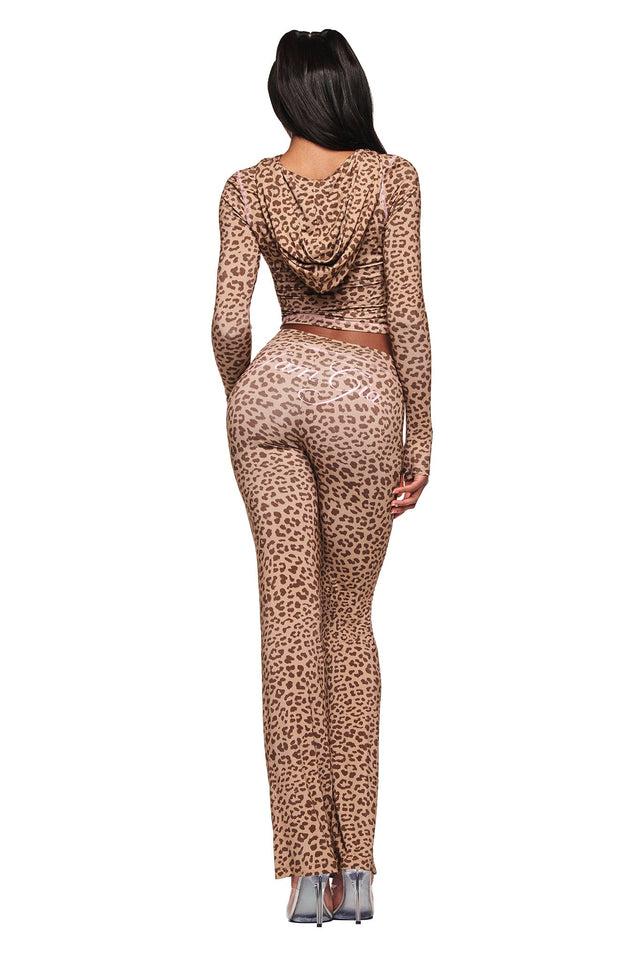 BLARE TRACKPANT - MOCHA LEOPARD Product Image