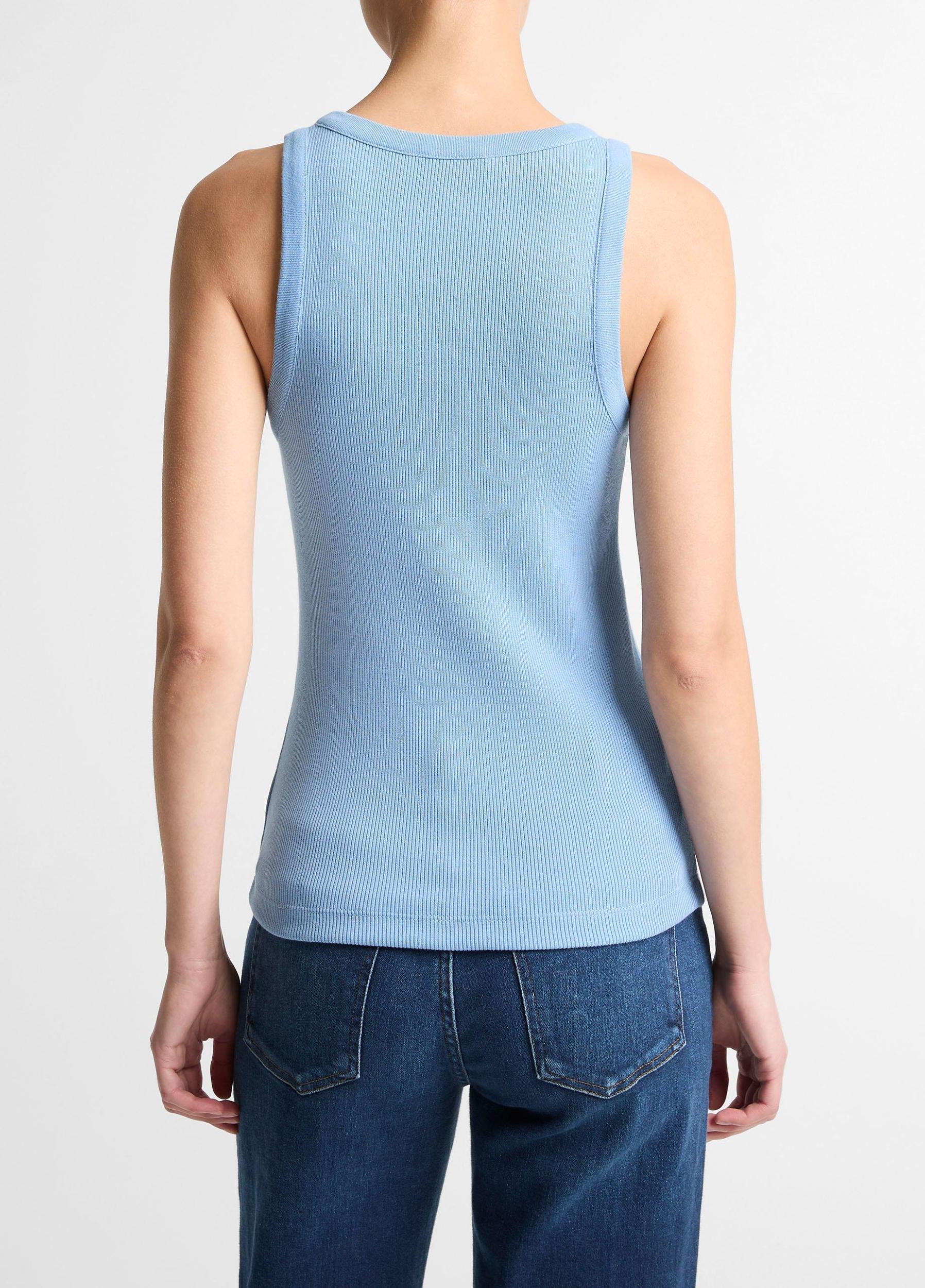 Ribbed Scoop-Neck Tank Product Image