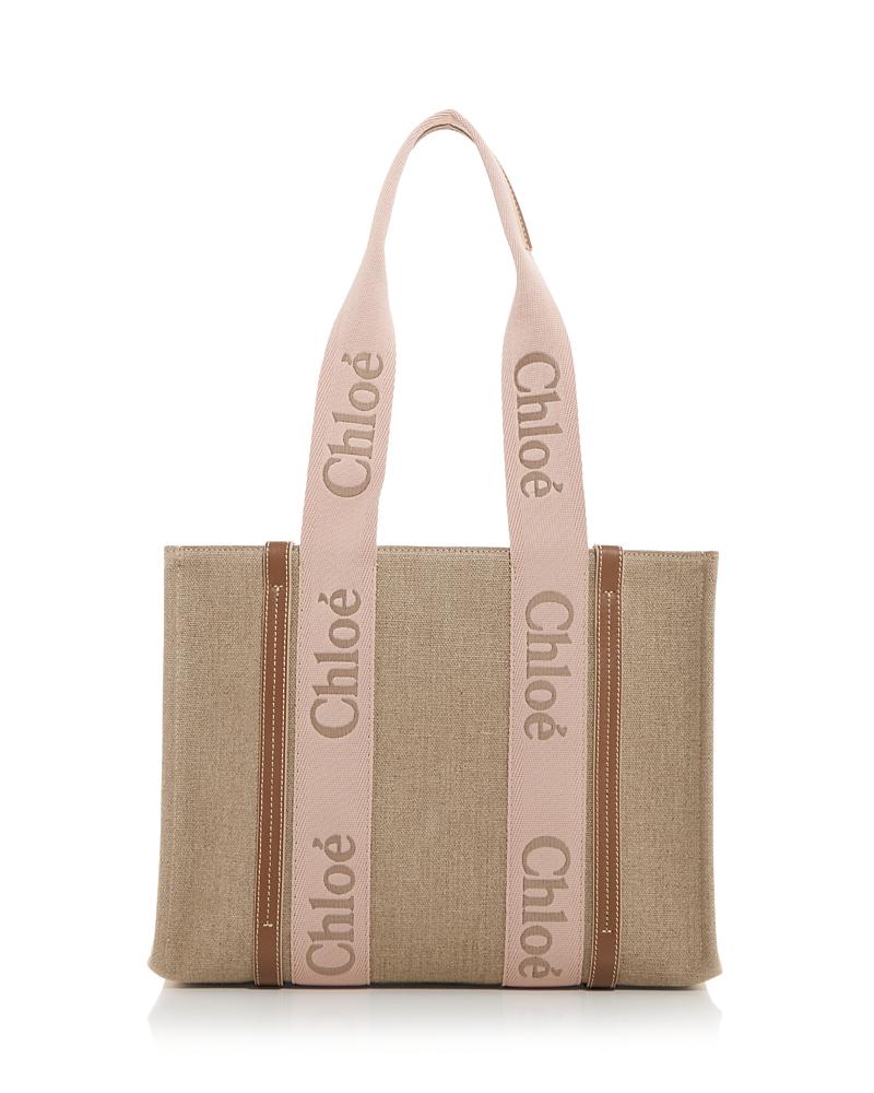 Woody Medium Tote Bag in Linen Product Image