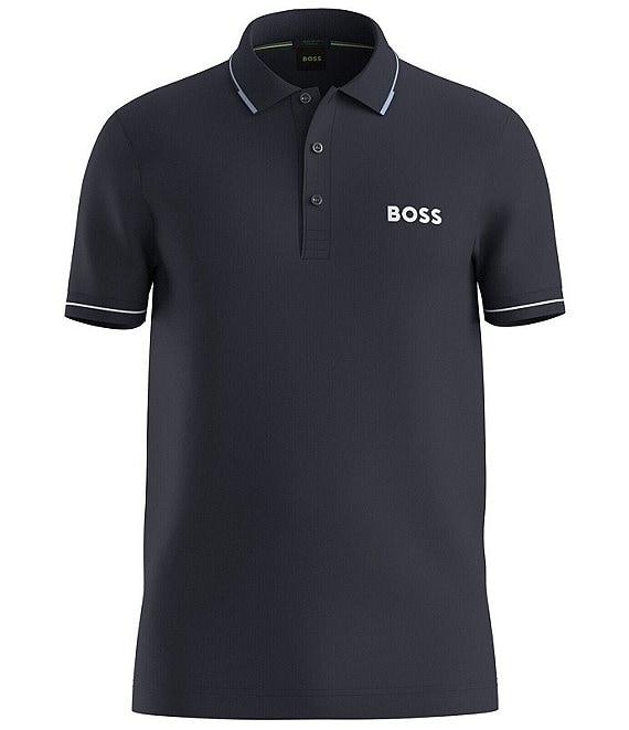 BOSS Slim Fit Paul Pro Performance Stretch Short Sleeve Polo Shirt Product Image