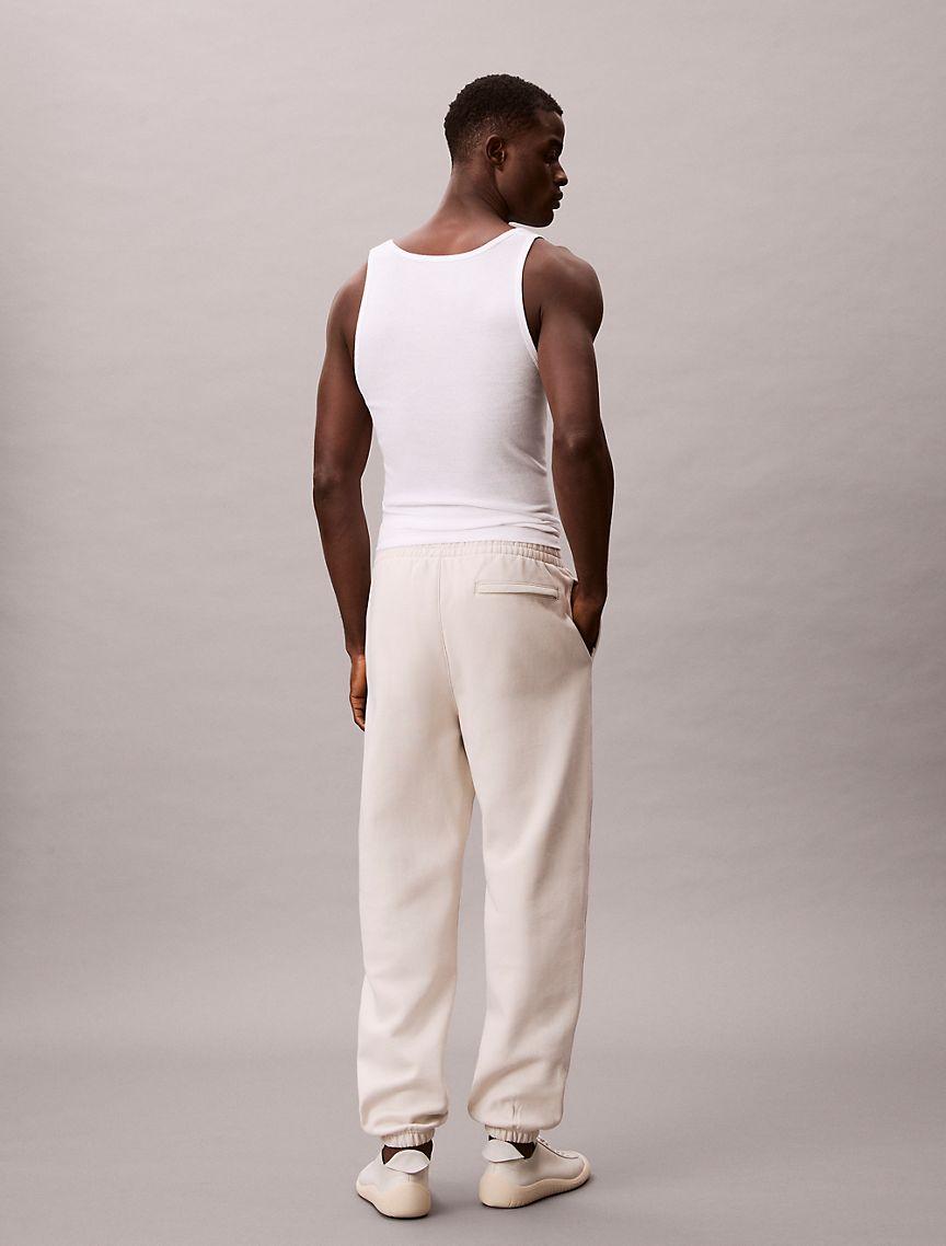 Fleece Monogram Patch Joggers Product Image