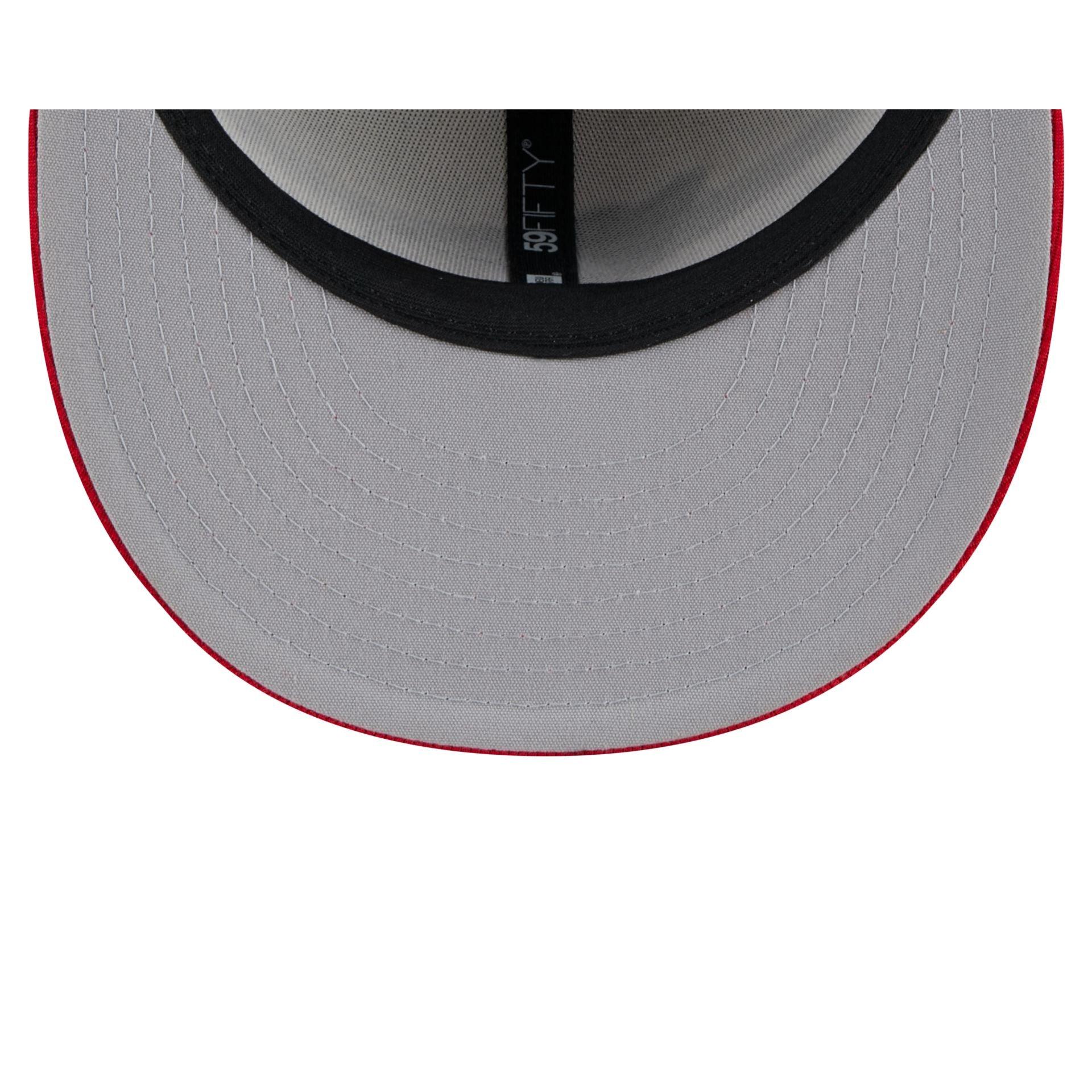 Just Caps Floral Corduroy Kansas City Chiefs 59FIFTY Fitted Hat Male Product Image