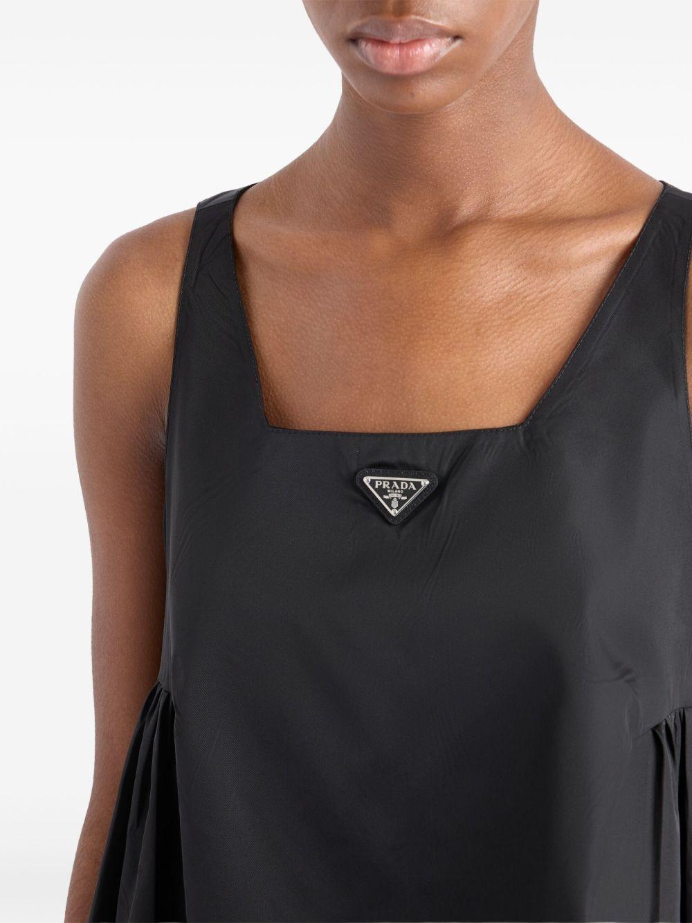 triangle-logo mini dress Product Image