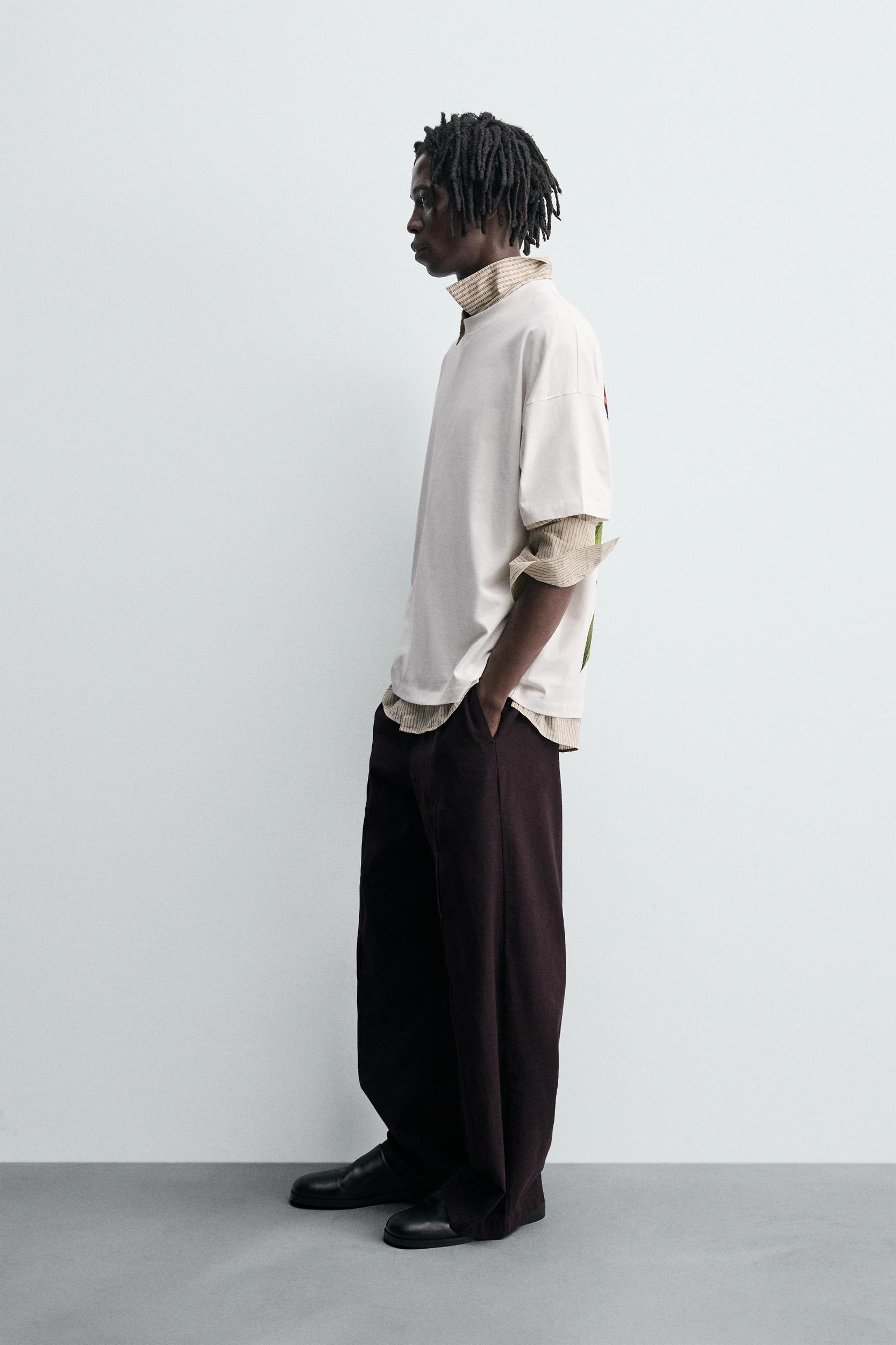 PEACH PRINT T-SHIRT Product Image