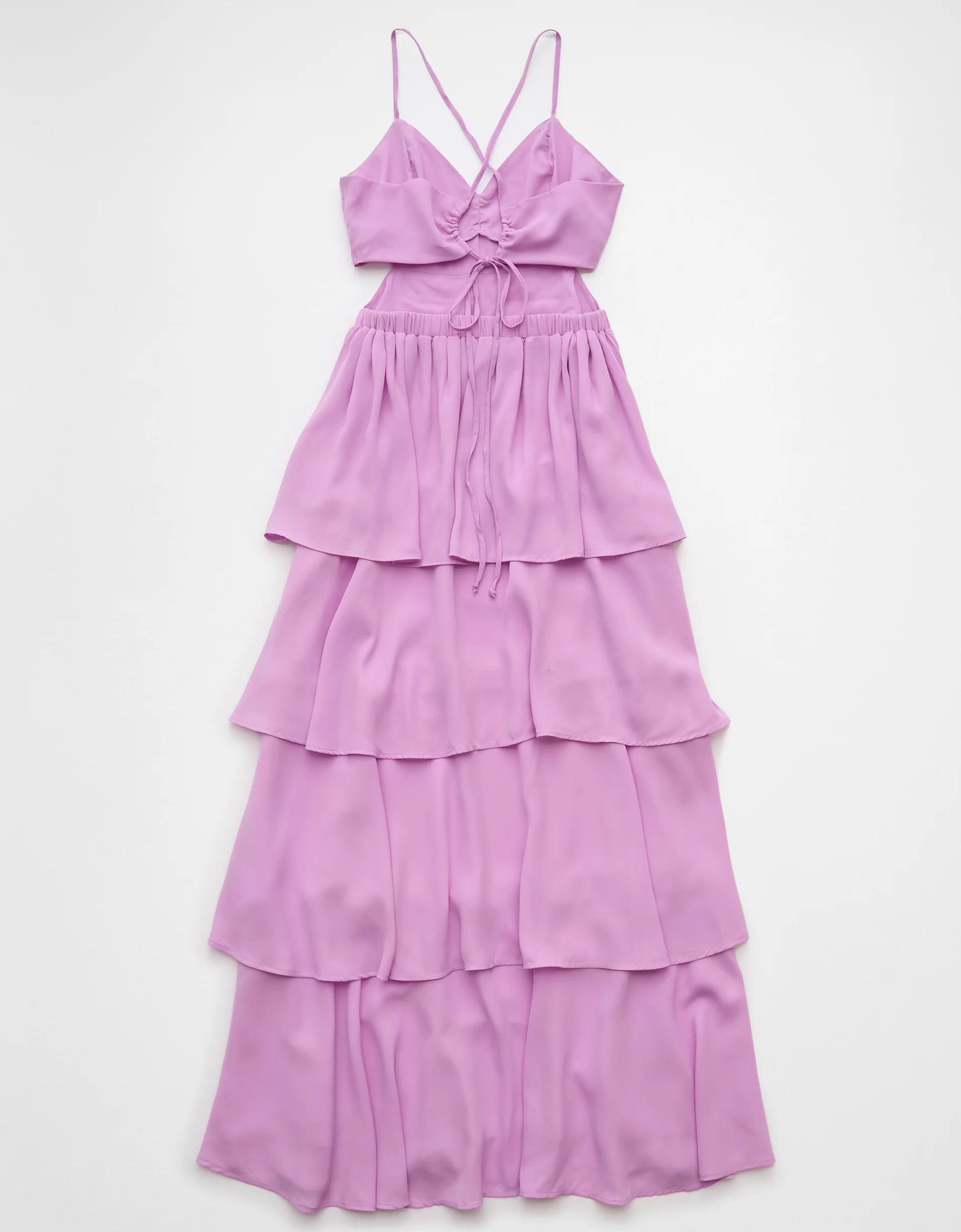 AE Cut-Out Tiered Maxi Dress Product Image